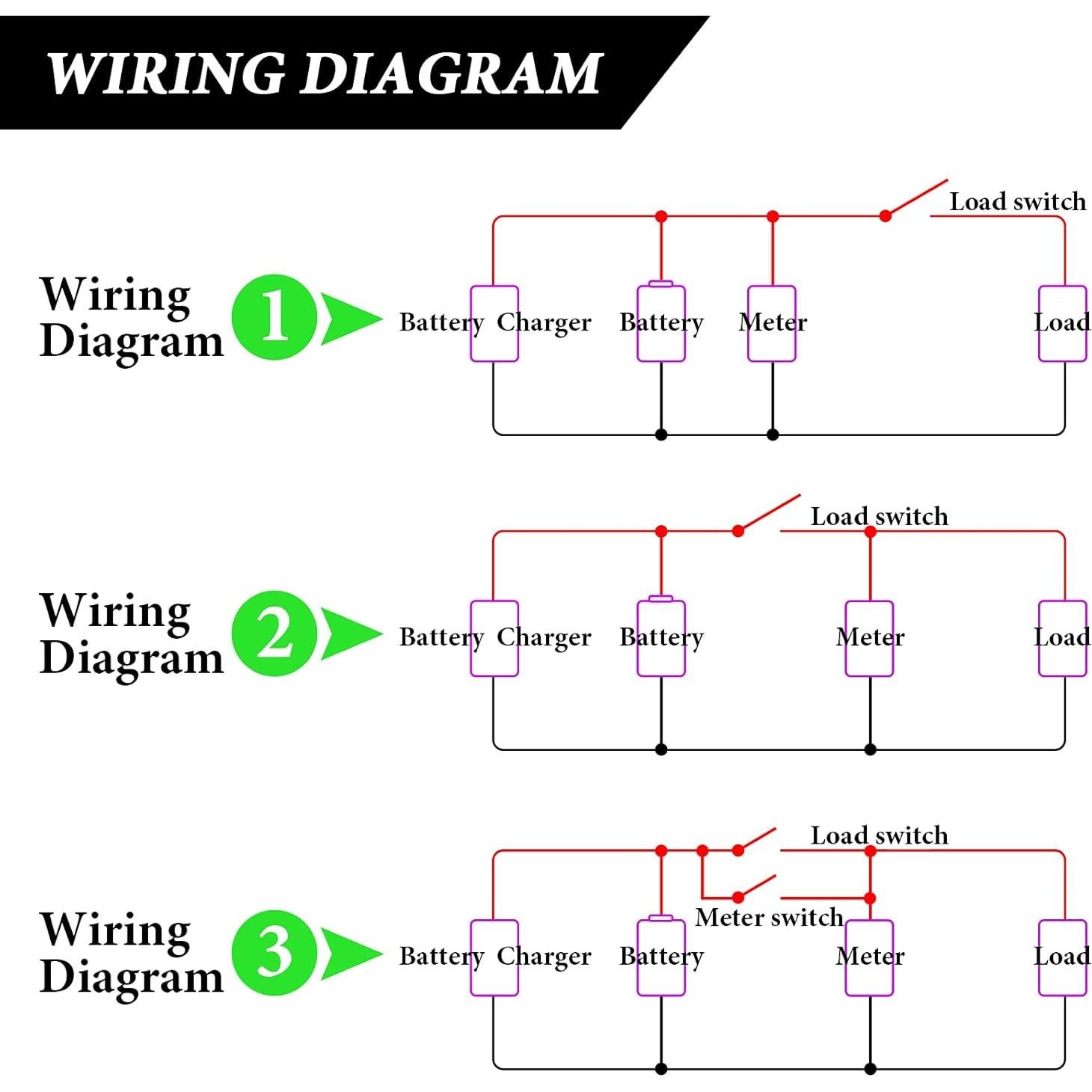 Medidor de Batería Frienda 12V a 84V con Alarma y Voltímetro
