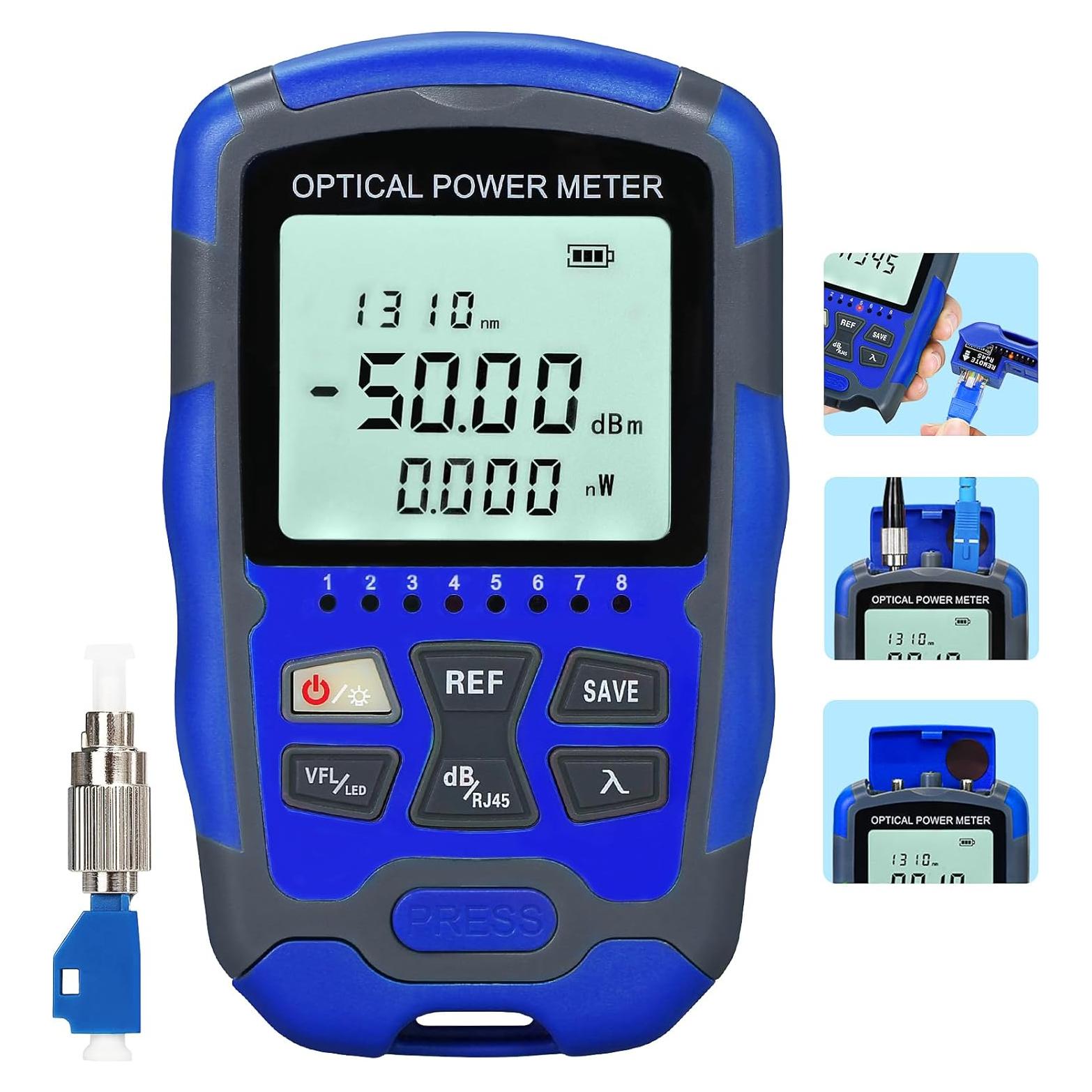 Probador de Cable de Fibra Óptica SAIVXIAN A-M50 30KM