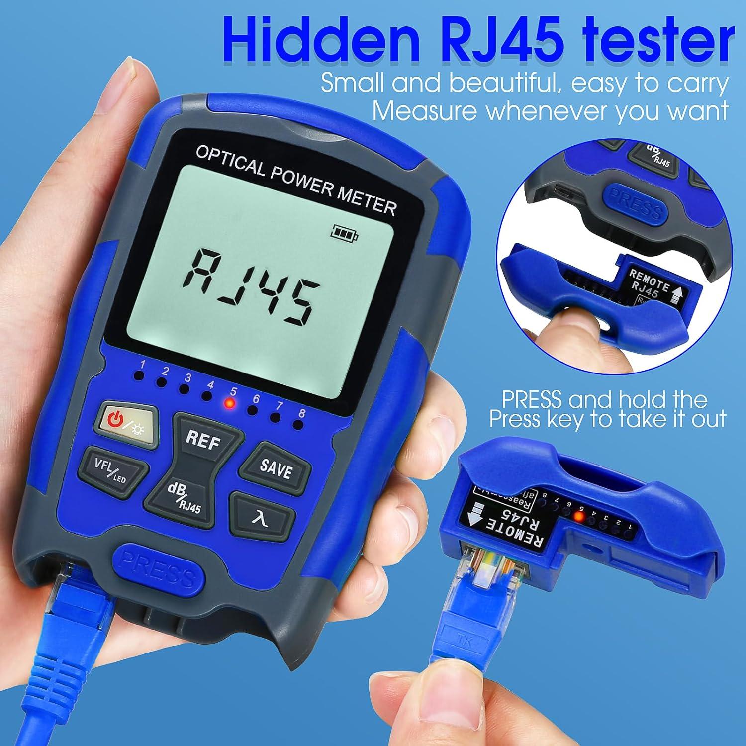 Probador de Cable de Fibra Óptica SAIVXIAN A-M50 30KM