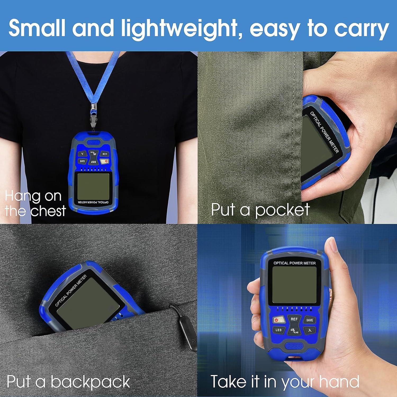 Probador de Cable de Fibra Óptica SAIVXIAN A-M50 30KM
