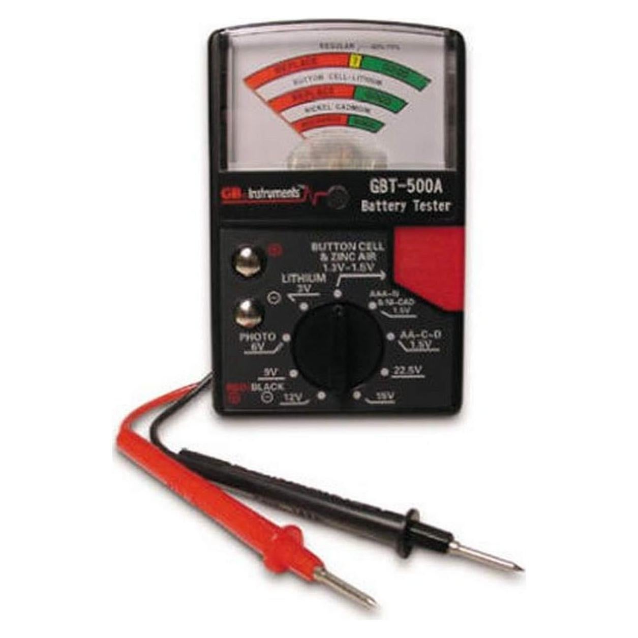 Probador de Baterías Analógico Gardner Bender GBT-500A 14 Rangos