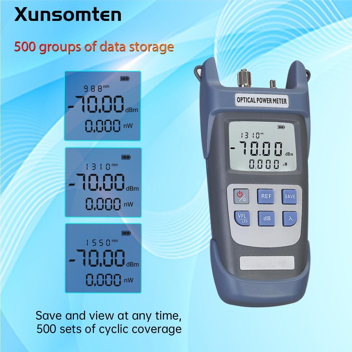 Probador de fibra óptica 3 en 1 Xunsomten-G710B OPM y VFL