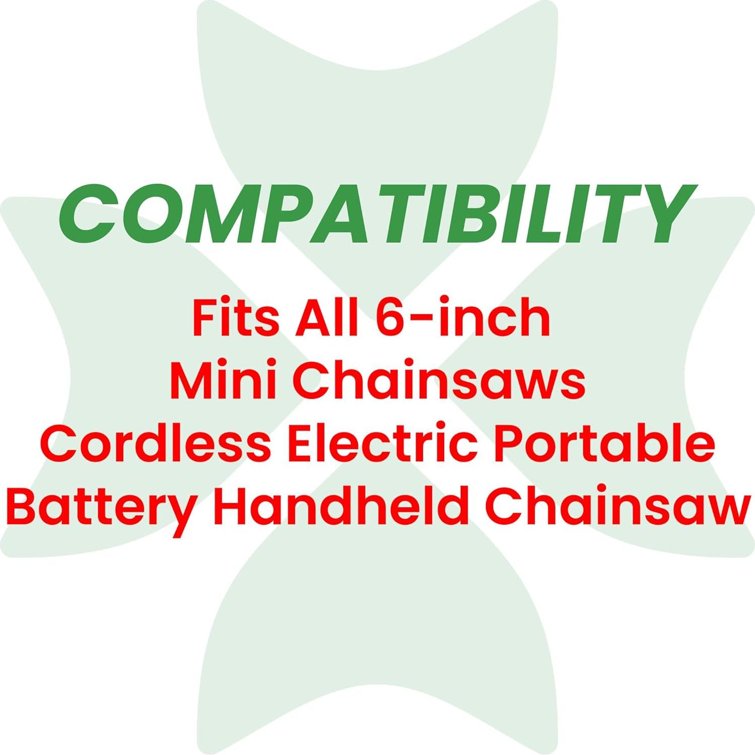 Cadena de Motosierra Mini Cortadora Byane 6" 1/4 LP .043 37DL