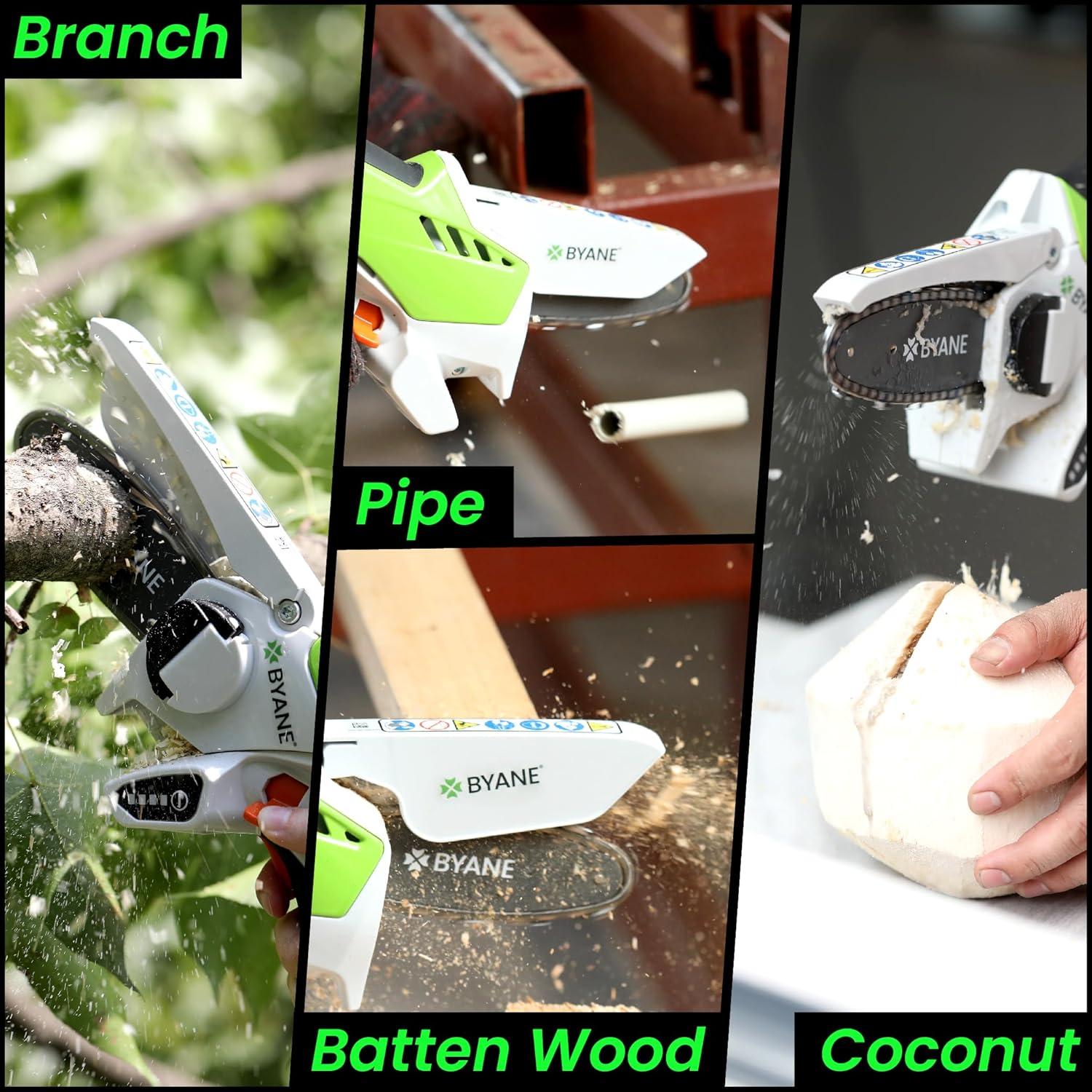 Cadena de Motosierra Mini Cortadora Byane 6" 1/4 LP .043 37DL