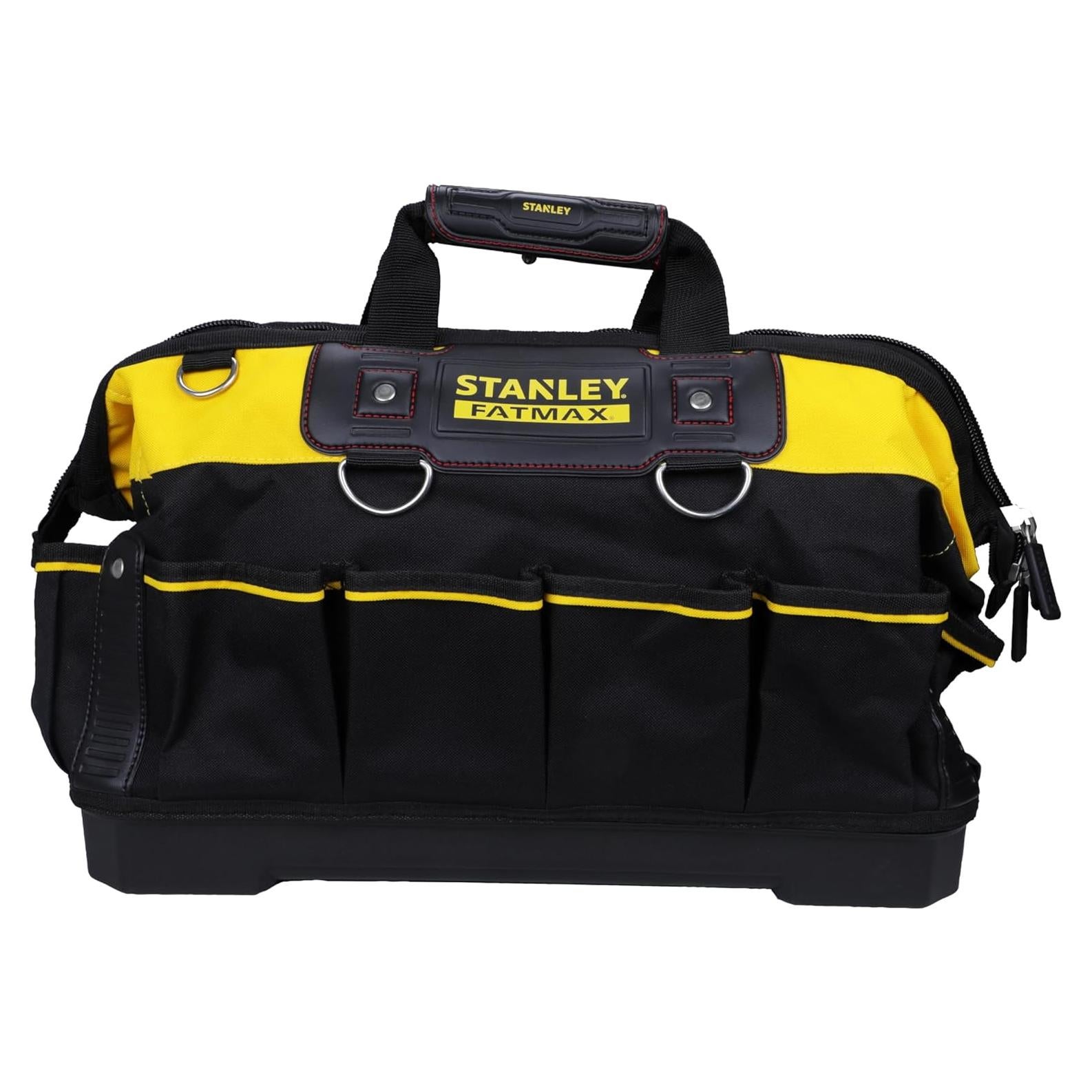Bolsa de Herramientas Stanley FatMax 46 cm, 600 Denier, Negro/Amarillo