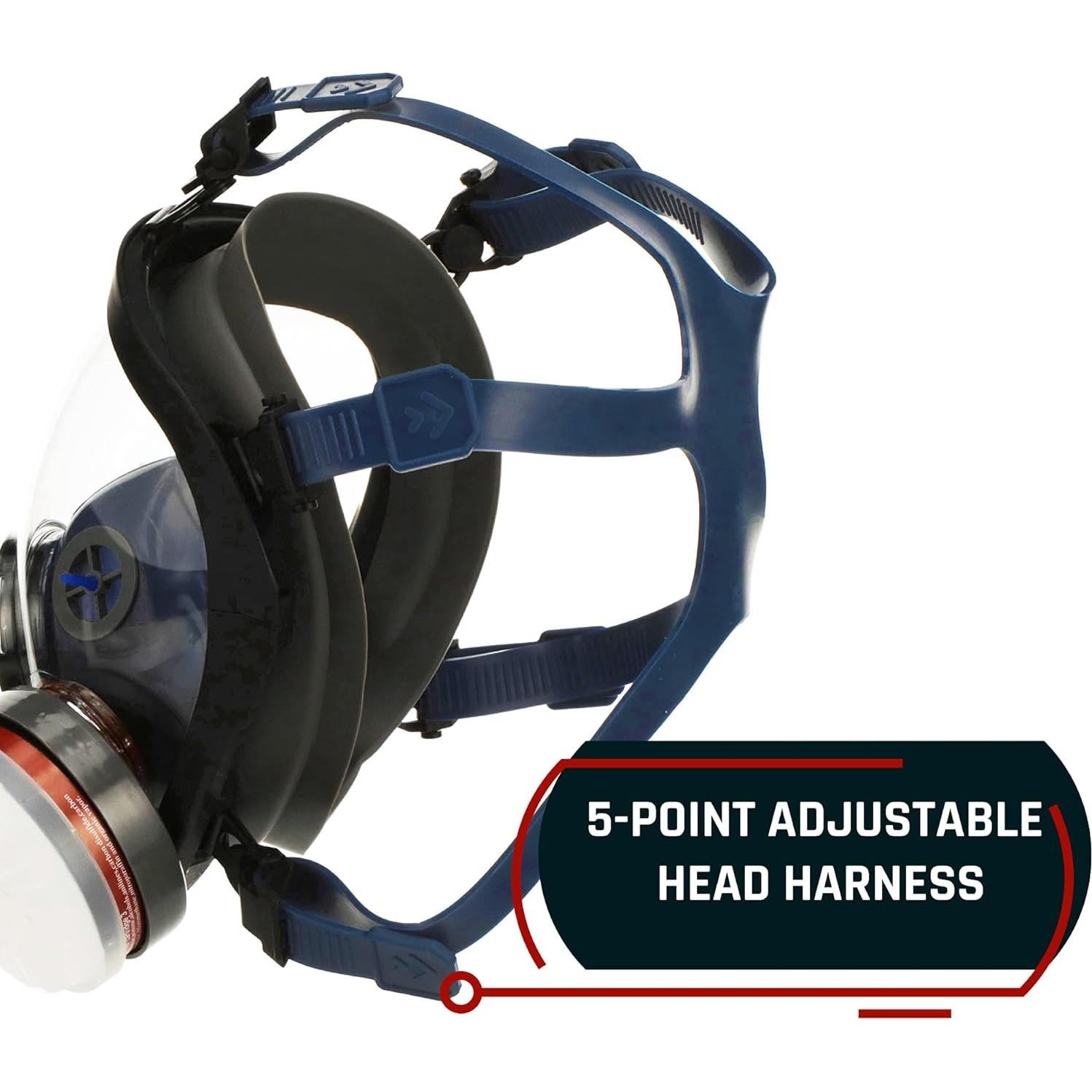 Máscara de Gas Parcil Distribution Cara Completa - Filtros Duales