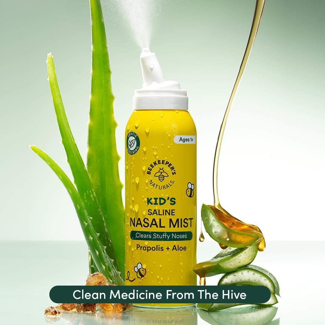 Spray Nasal Salino para Niños Beekeeper's Naturals 89 ml