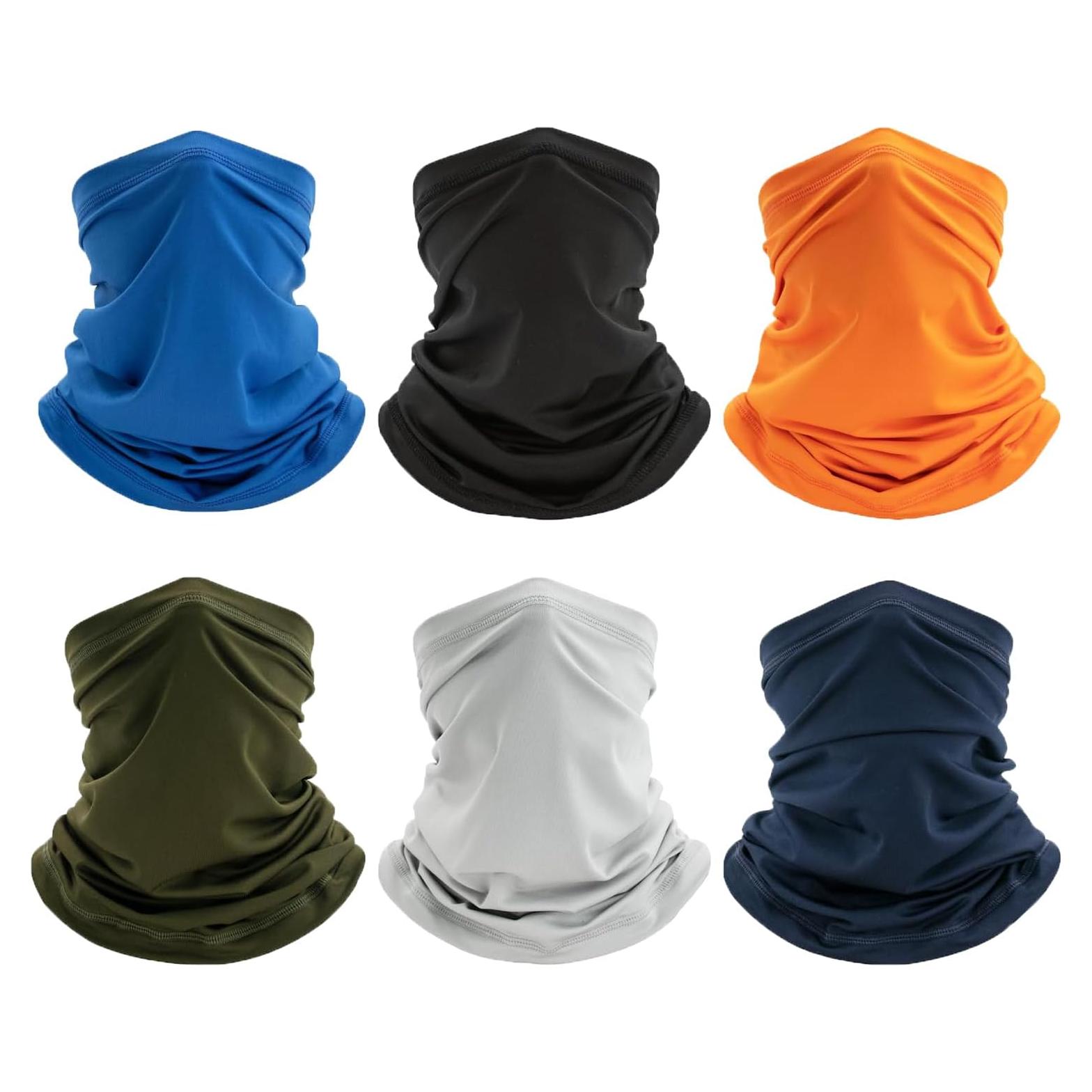 Bufanda Gaiter Refrigerante Multicolor 6 Piezas para Cuello