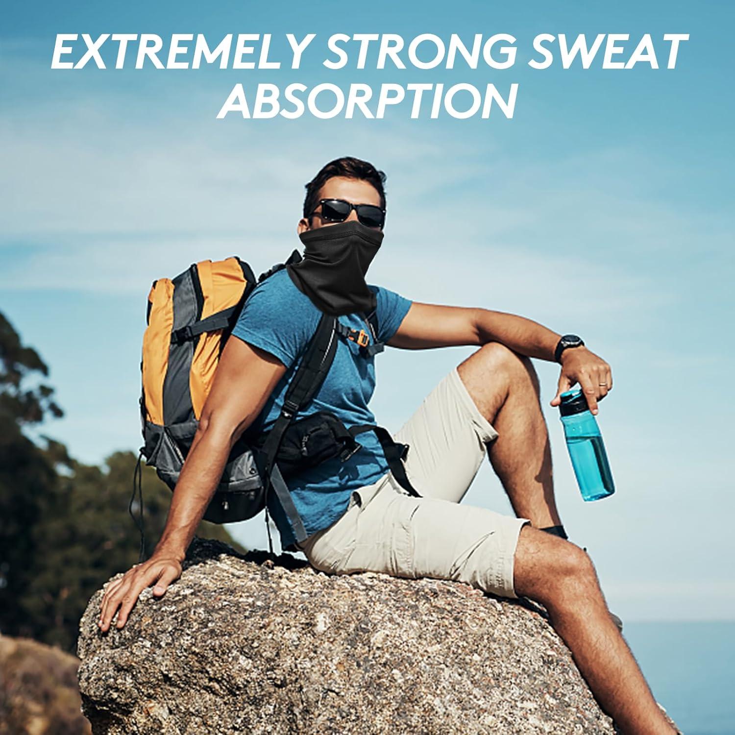 Bufanda Gaiter Refrigerante Multicolor 6 Piezas para Cuello