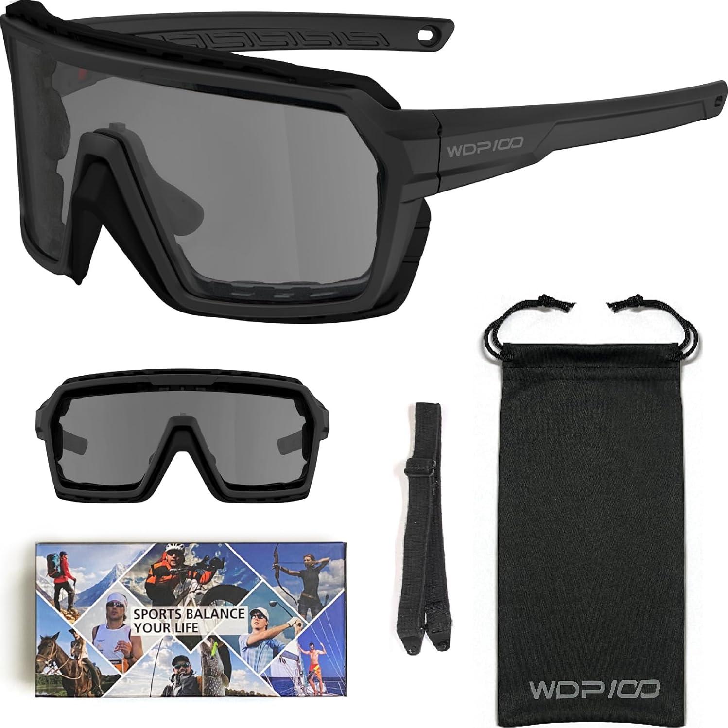 Gafas de sol WDP100 Powersports antiempañantes negras