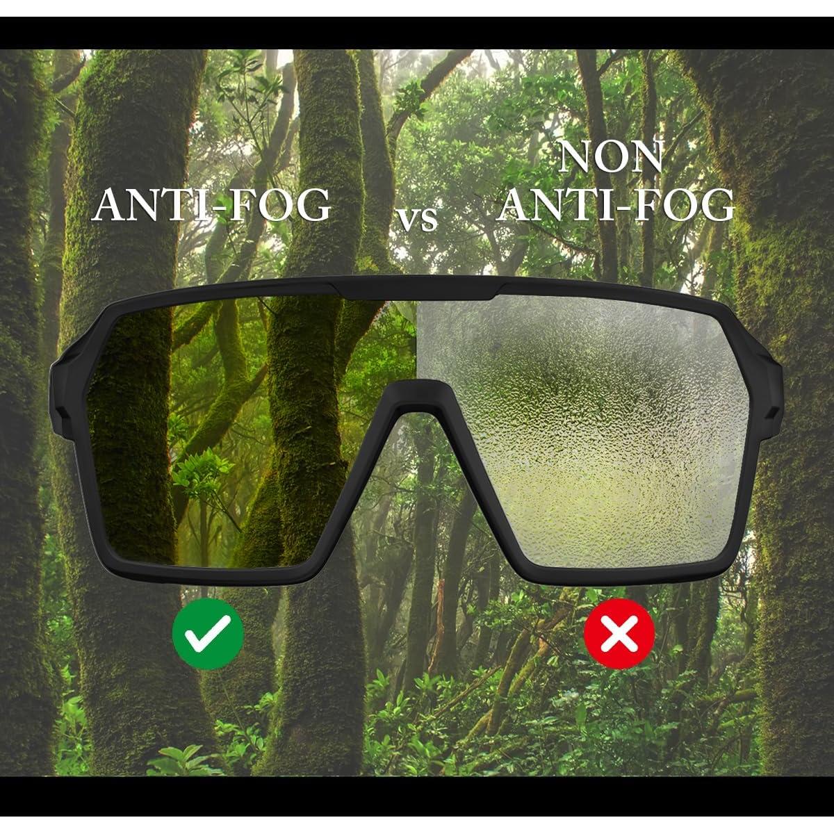 Gafas de sol WDP100 Powersports antiempañantes negras