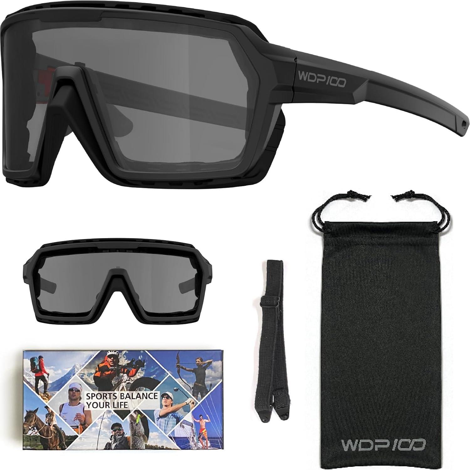 Gafas de sol WDP100 Powersports antiempañantes negras