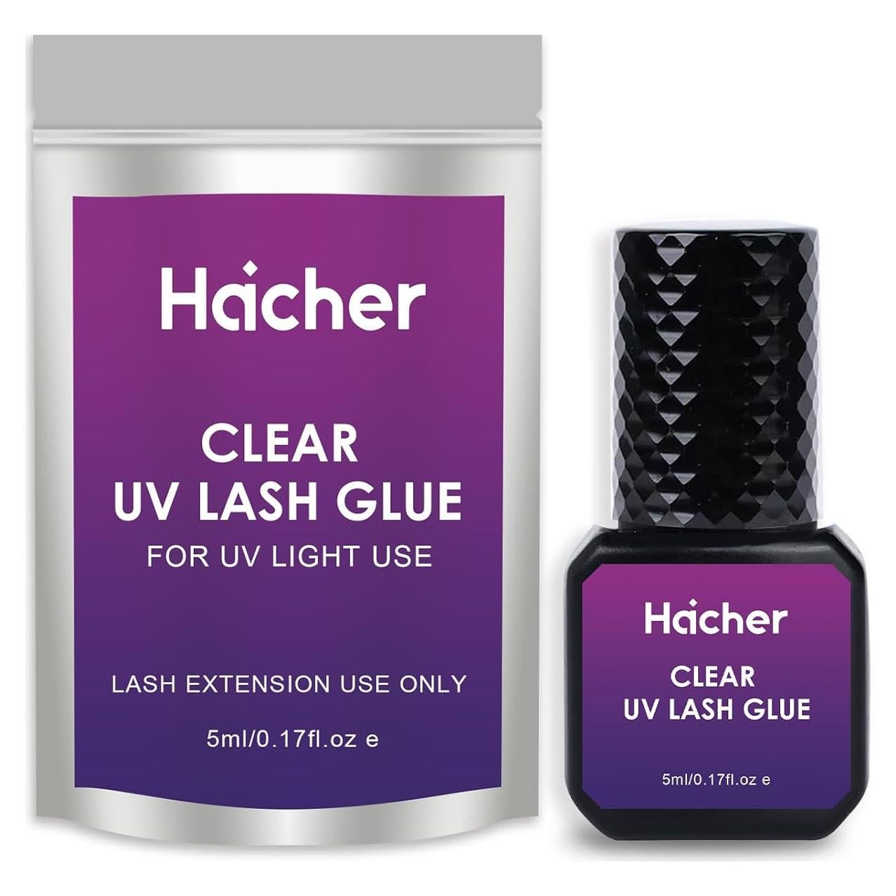Pegamento UV para Pestañas HAICHER 5ml - Secado Rápido 1s