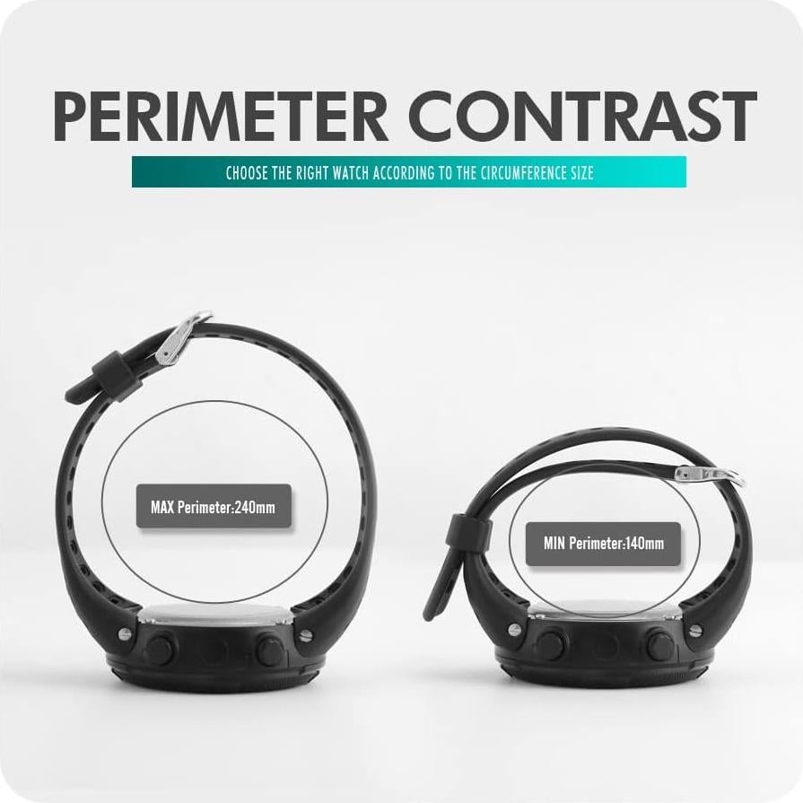 Reloj Digital Deportivo CakCity Unisex 49mm Impermeable