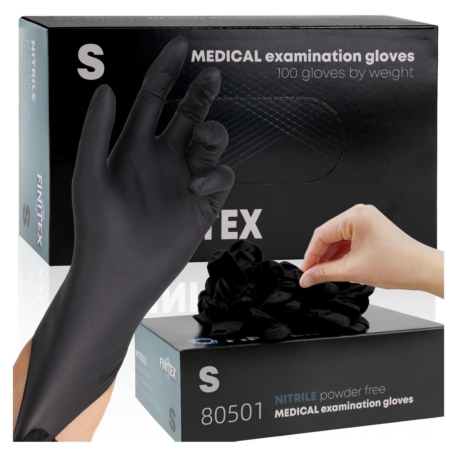 Guantes Desechables Nitrilo FINITEX 100 PCS Pequeño