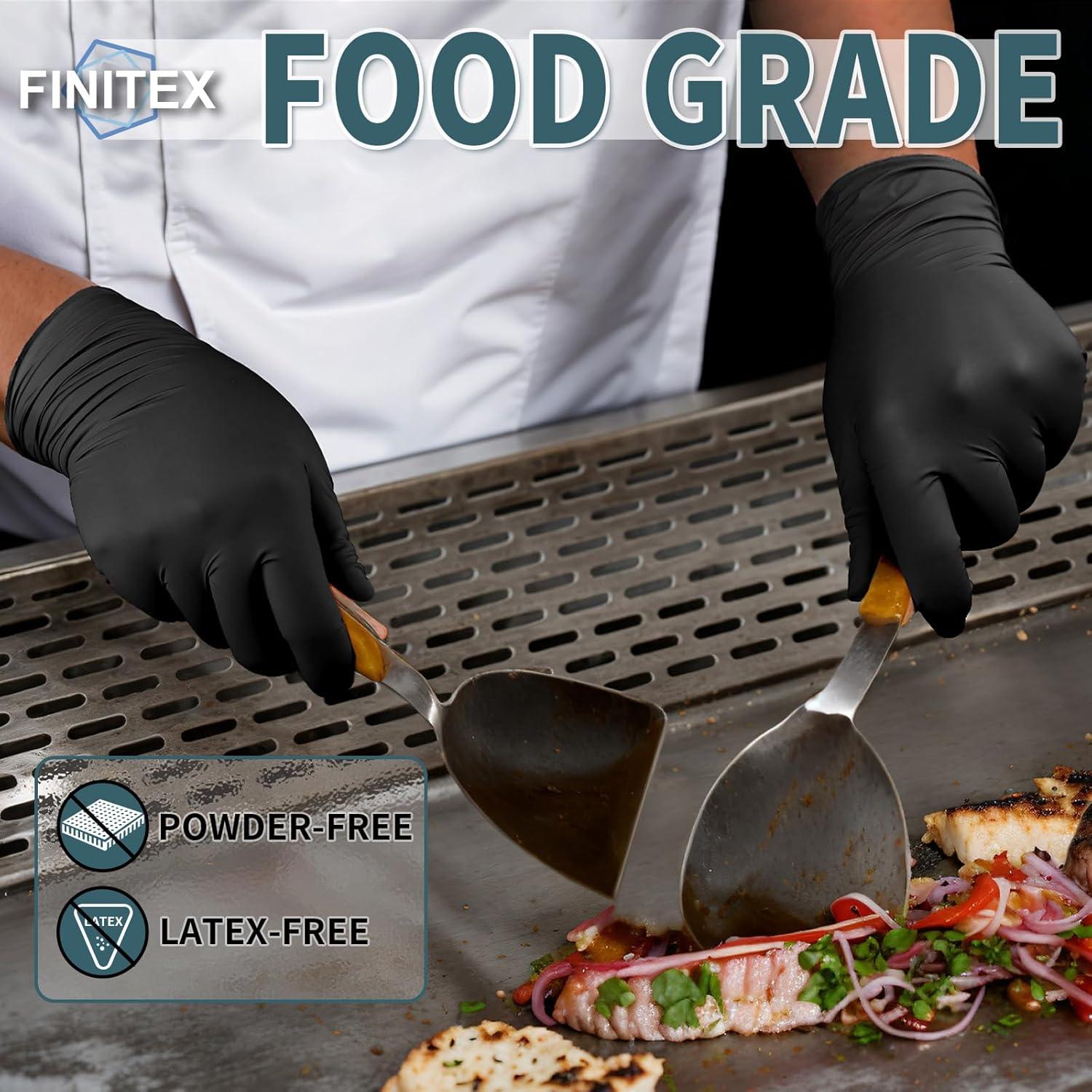 Guantes Desechables Nitrilo FINITEX 100 PCS Pequeño