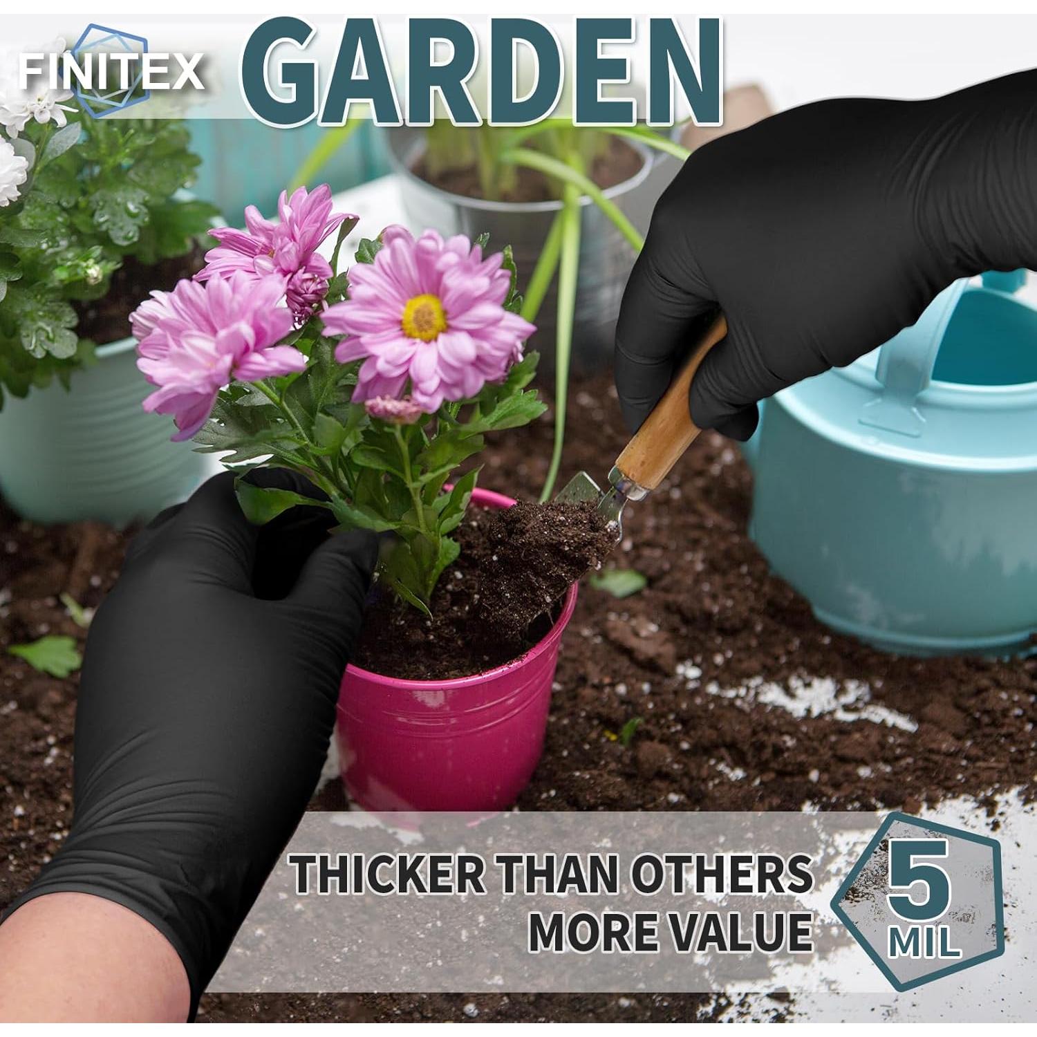 Guantes Desechables Nitrilo FINITEX 100 PCS Pequeño