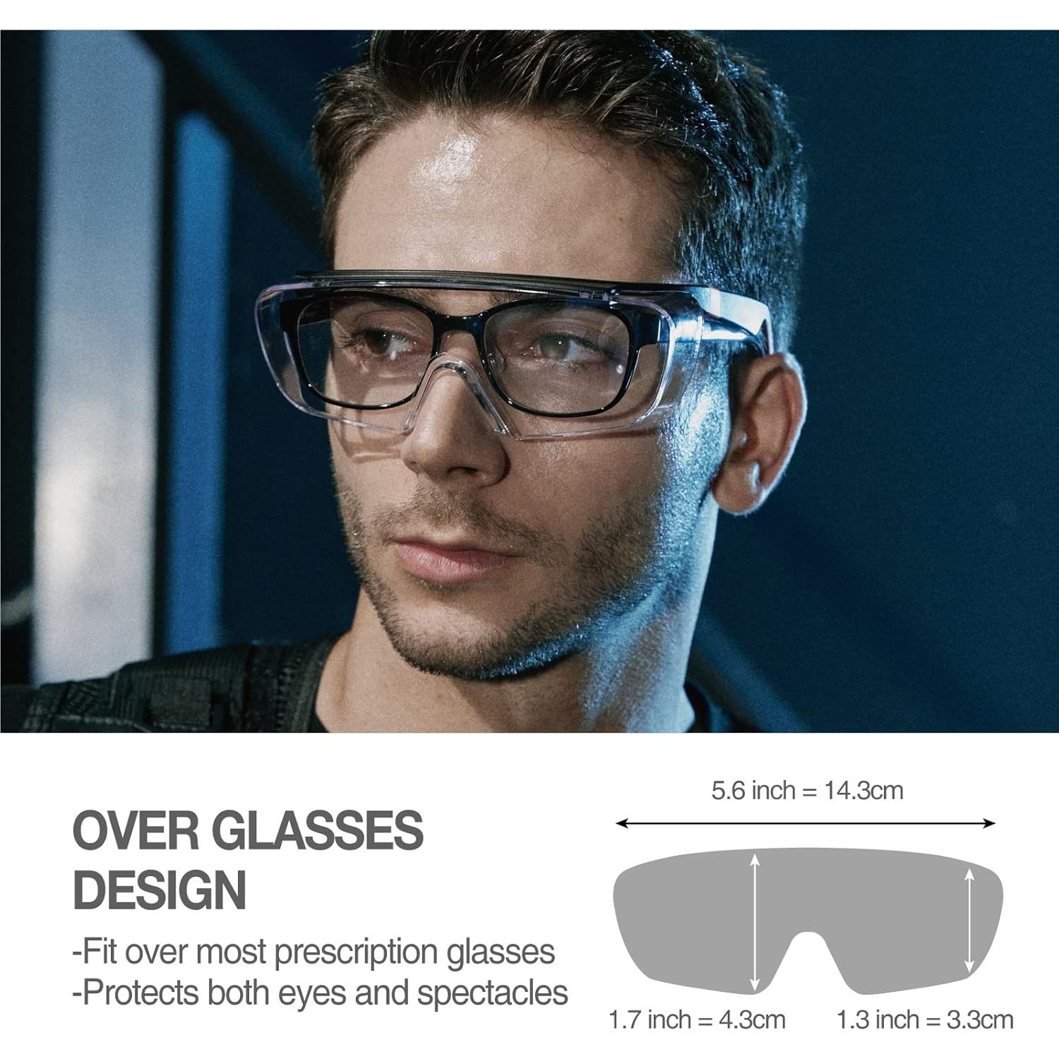 Gafas de Seguridad DEX FIT SG210 OTG UV400 Antivaho