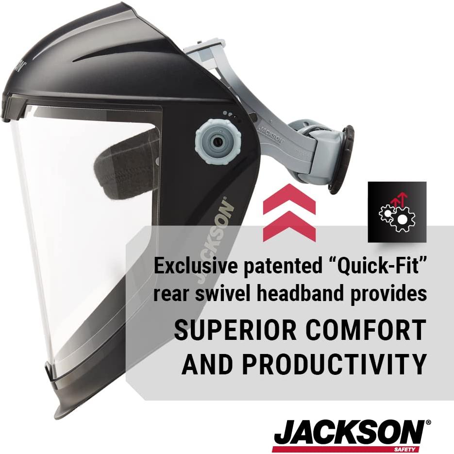 Escudo Facial MAXVIEW Jackson Safety Ajuste Rápido 370
