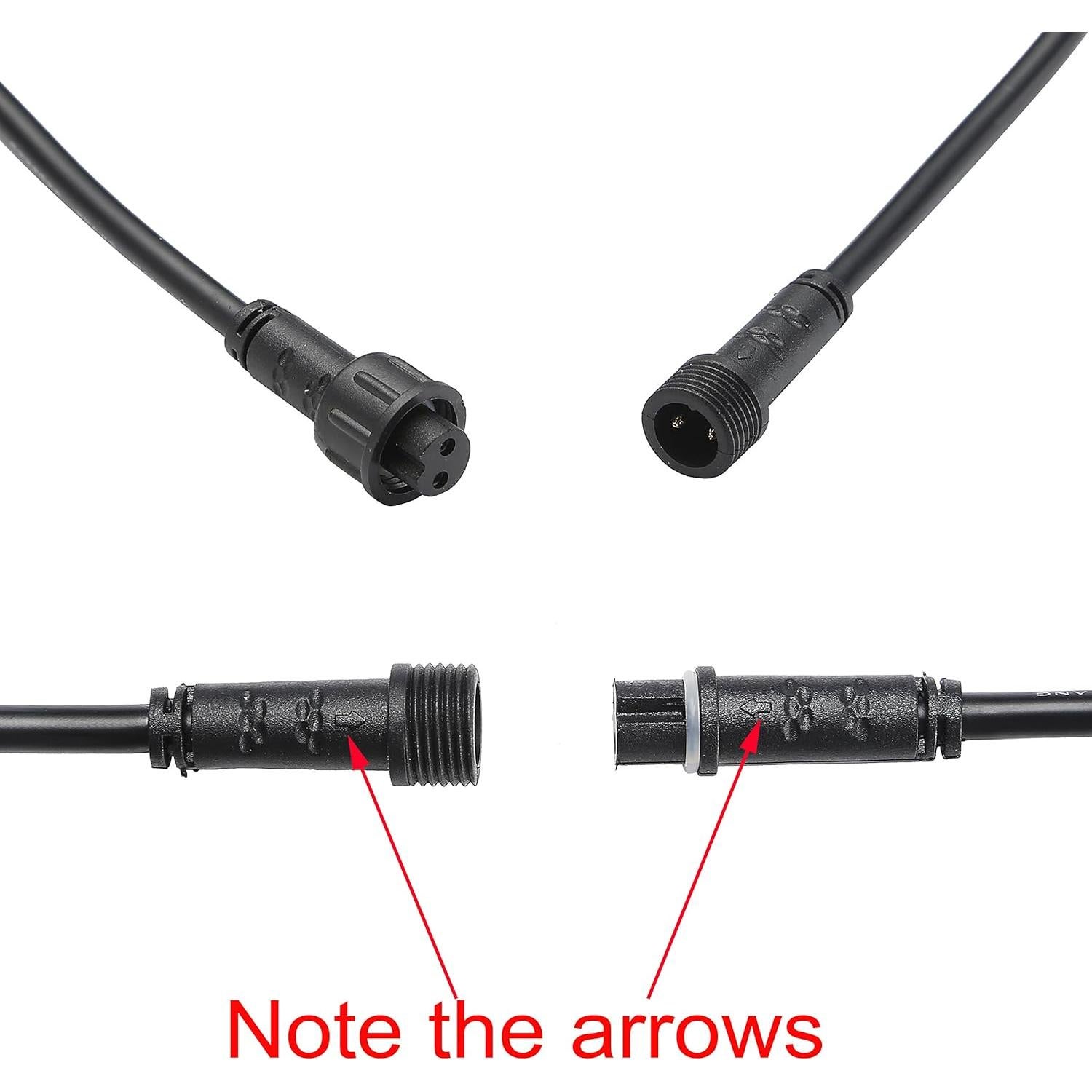 FVTLED 20 Luces LED Empotradas 12V Calido IP65 para Jardín