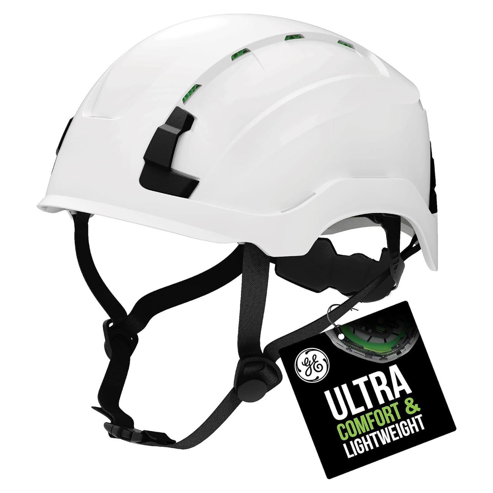 Casco de Seguridad GE GH500W, Ajustable, Ventilado, ABS