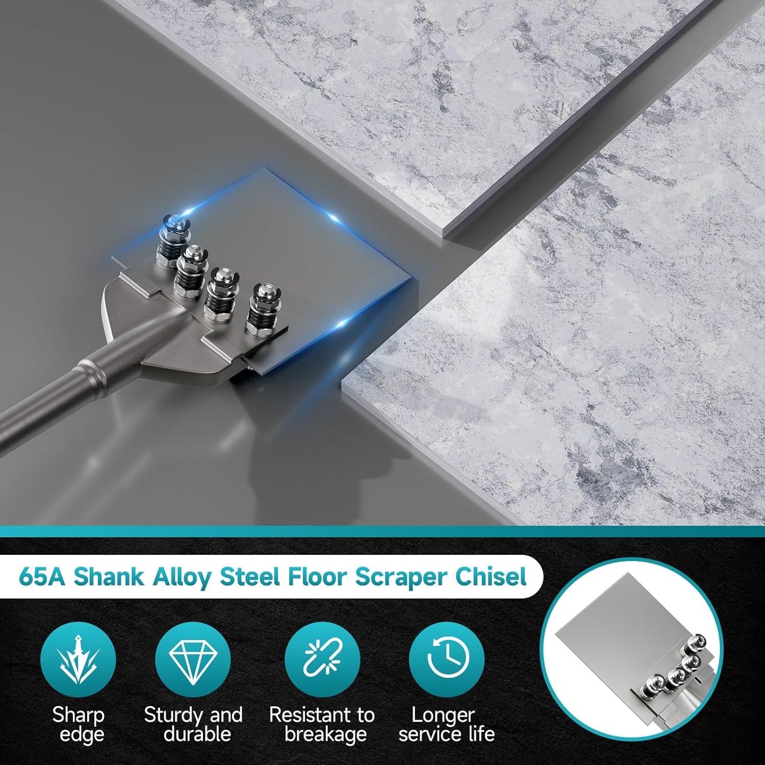 Cincel de Raspador de Piso YOSIGHT 15.24 cm Ancho 65A