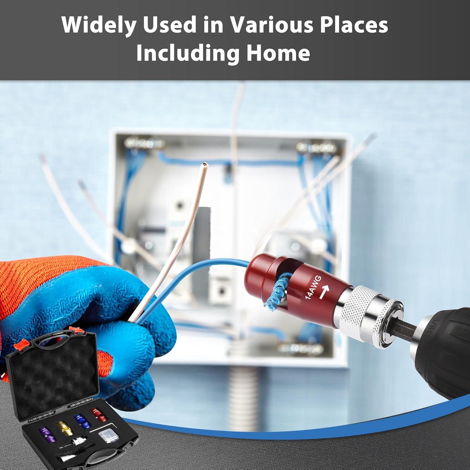 Juego de Pelacables SUTQIGUI 2024 para Cables AWG 14-8