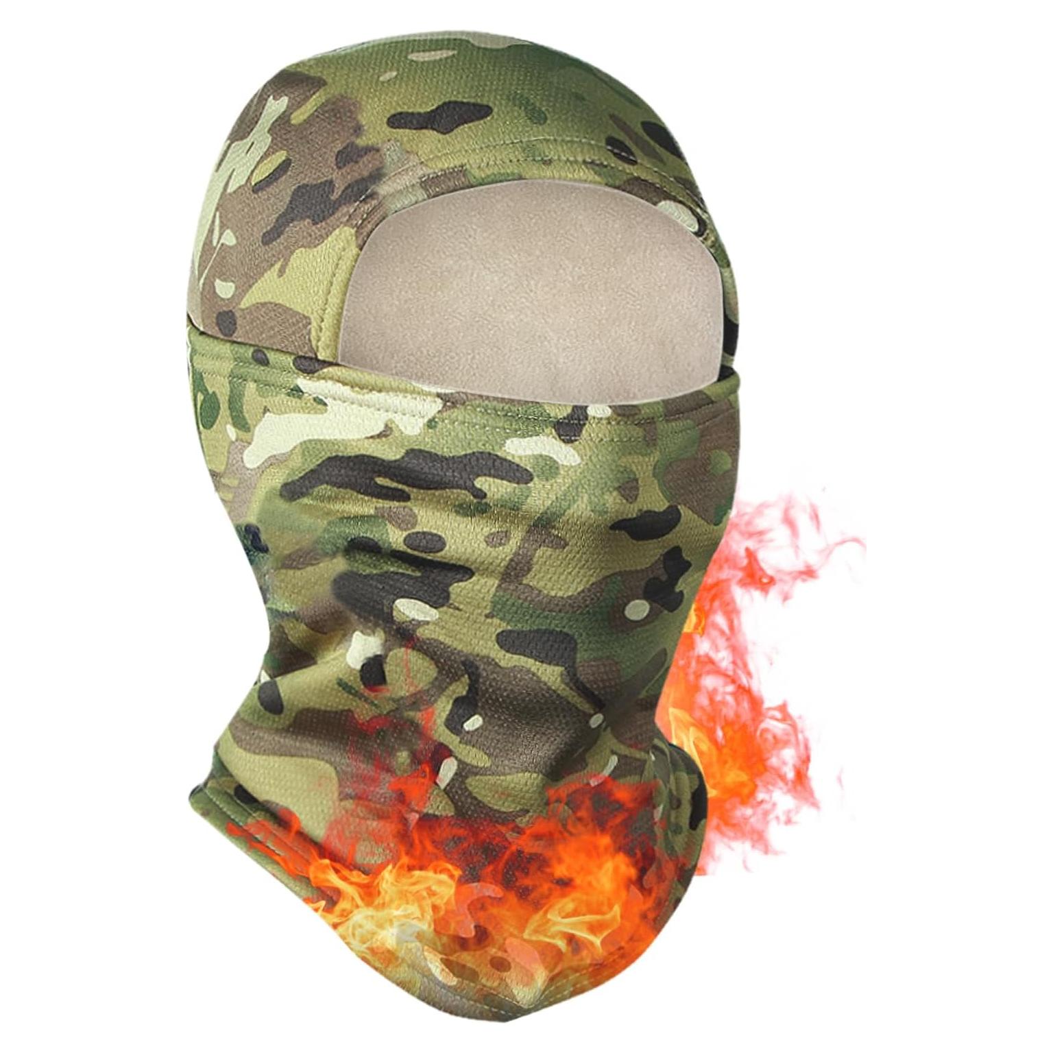 Pasamontañas Camo Invierno Forrado Polar Unisex