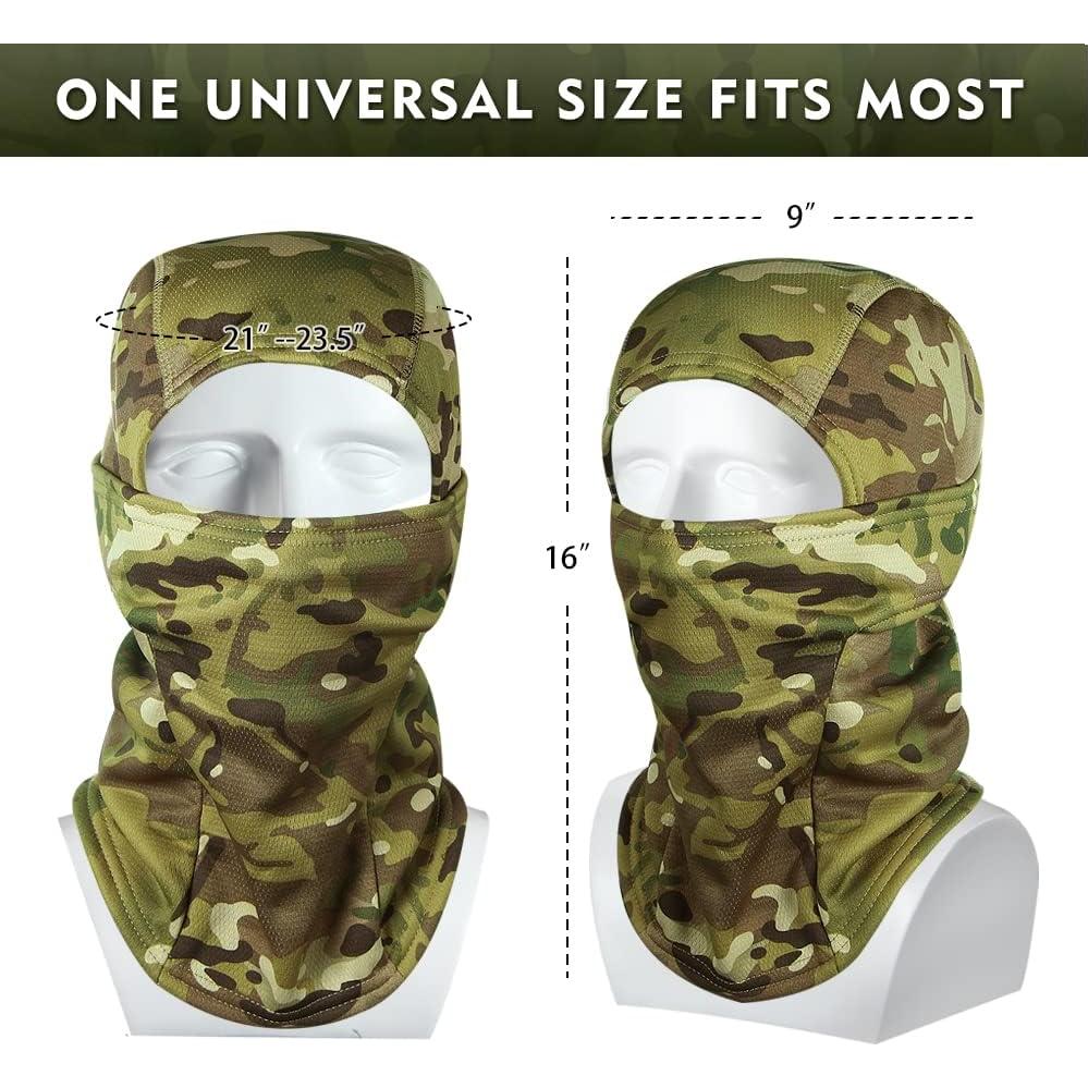 Pasamontañas Camo Invierno Forrado Polar Unisex