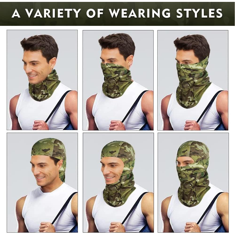 Pasamontañas Camo Invierno Forrado Polar Unisex