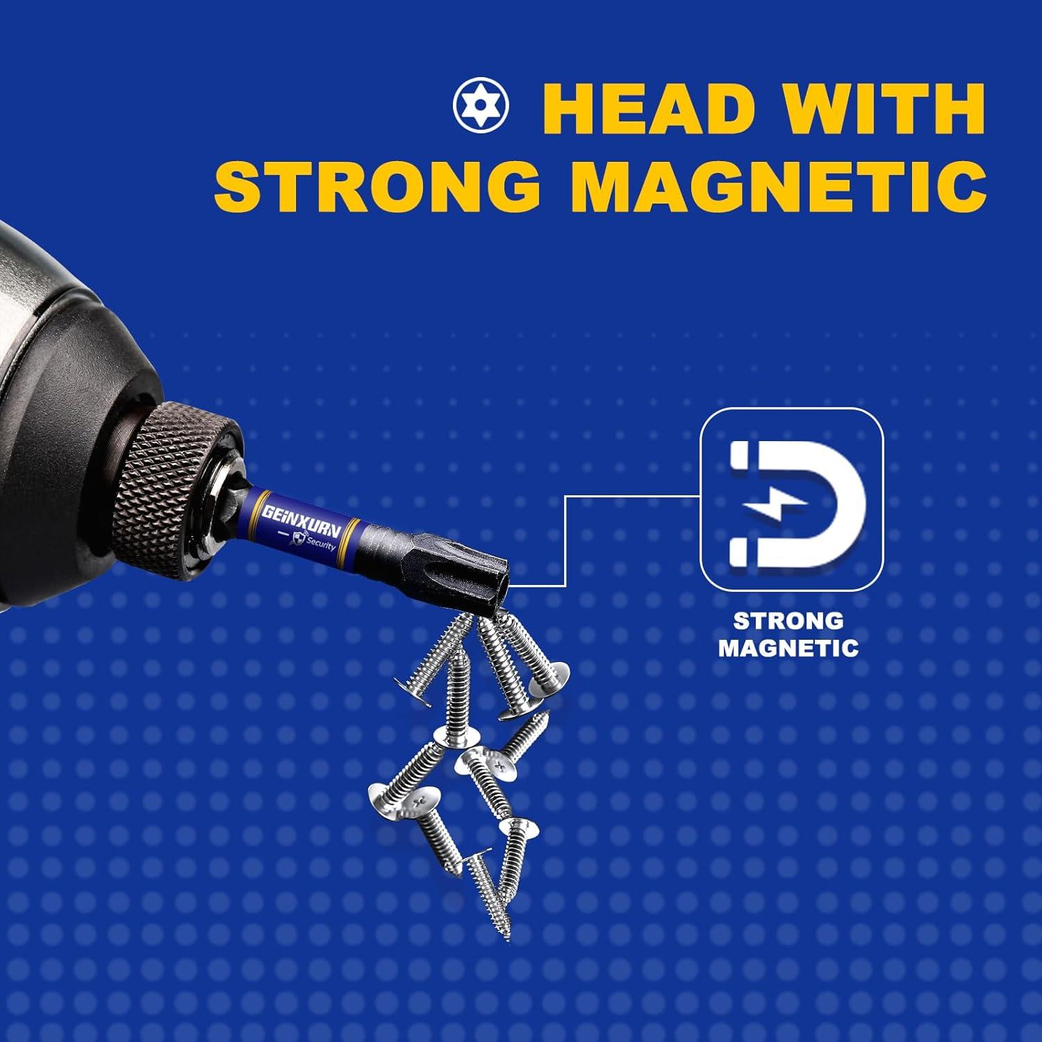 Juego de Puntas Torx de Seguridad 31 Piezas GEINXURN S2