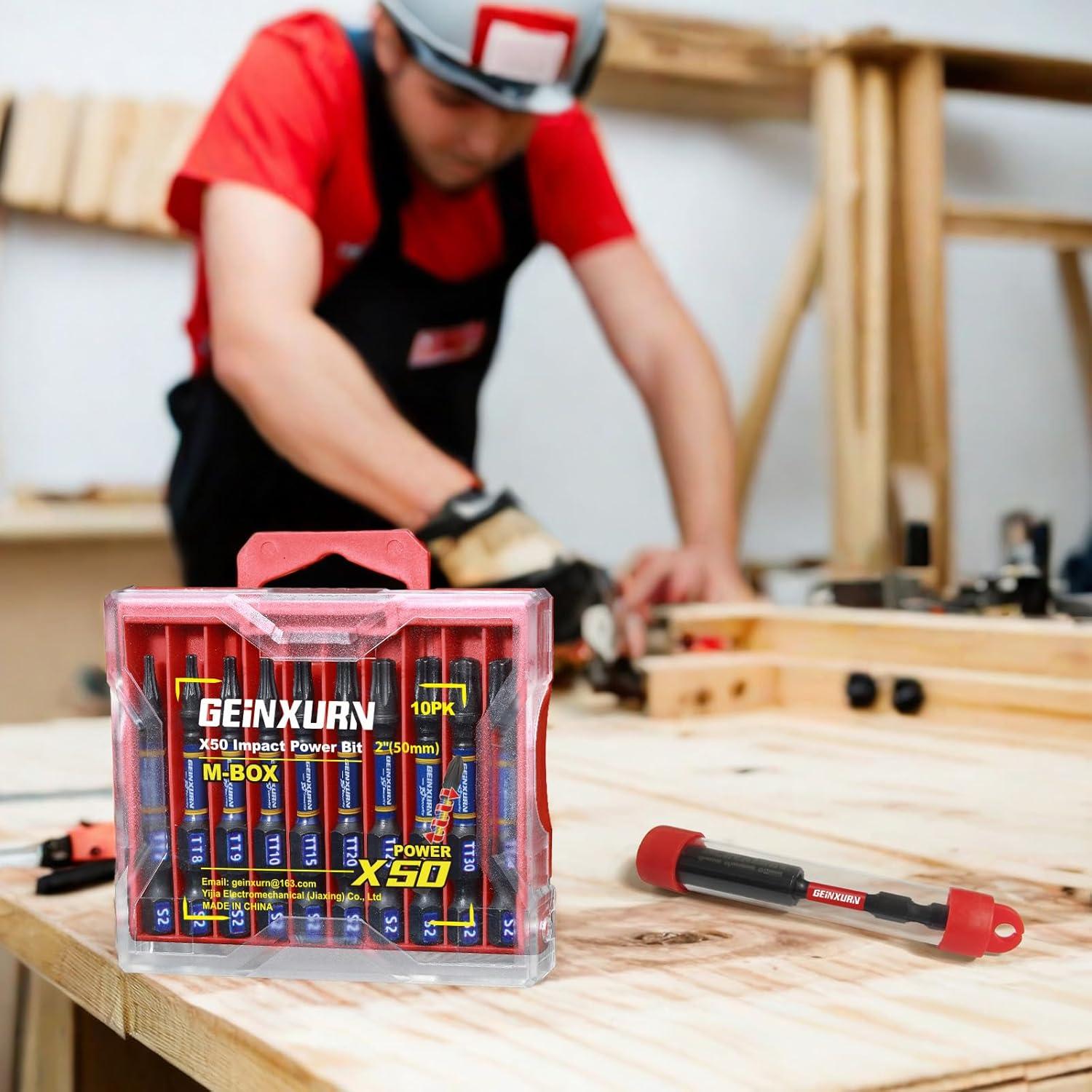 Juego de Puntas Torx de Seguridad 31 Piezas GEINXURN S2