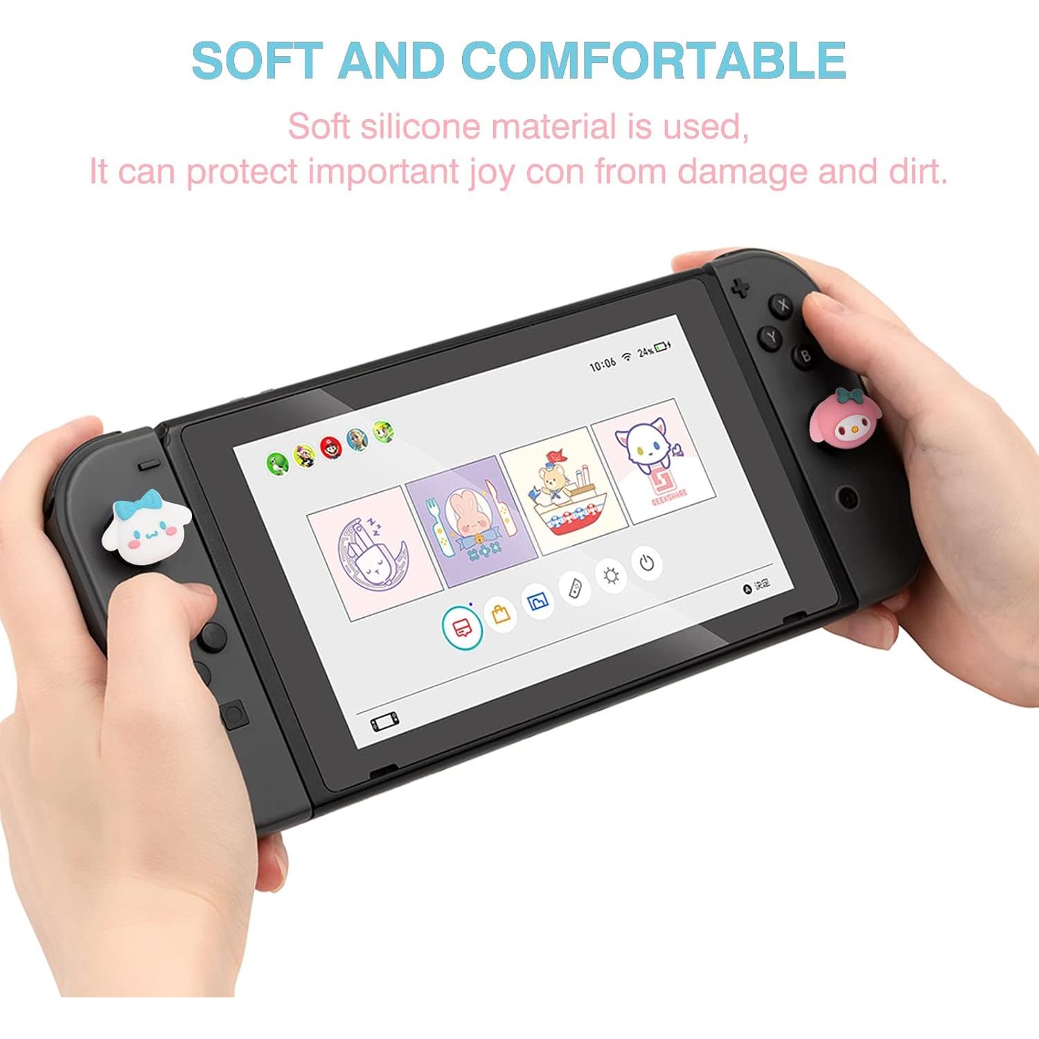 Tapas de Agarre para Pulgar DLseego para Switch Lite y OLED