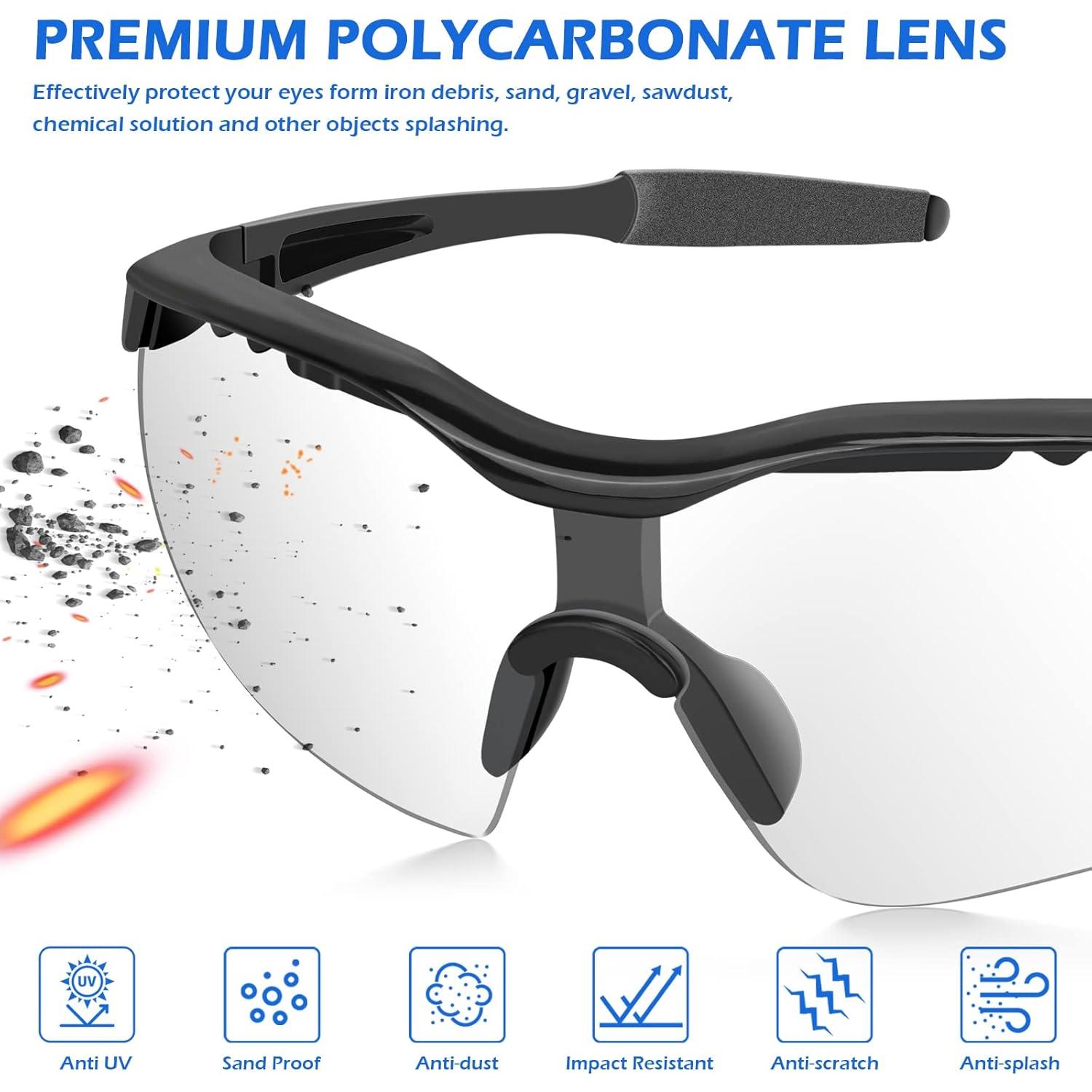 Gafas de Seguridad OXG Paquete de 12 Lentes Antiarañazos