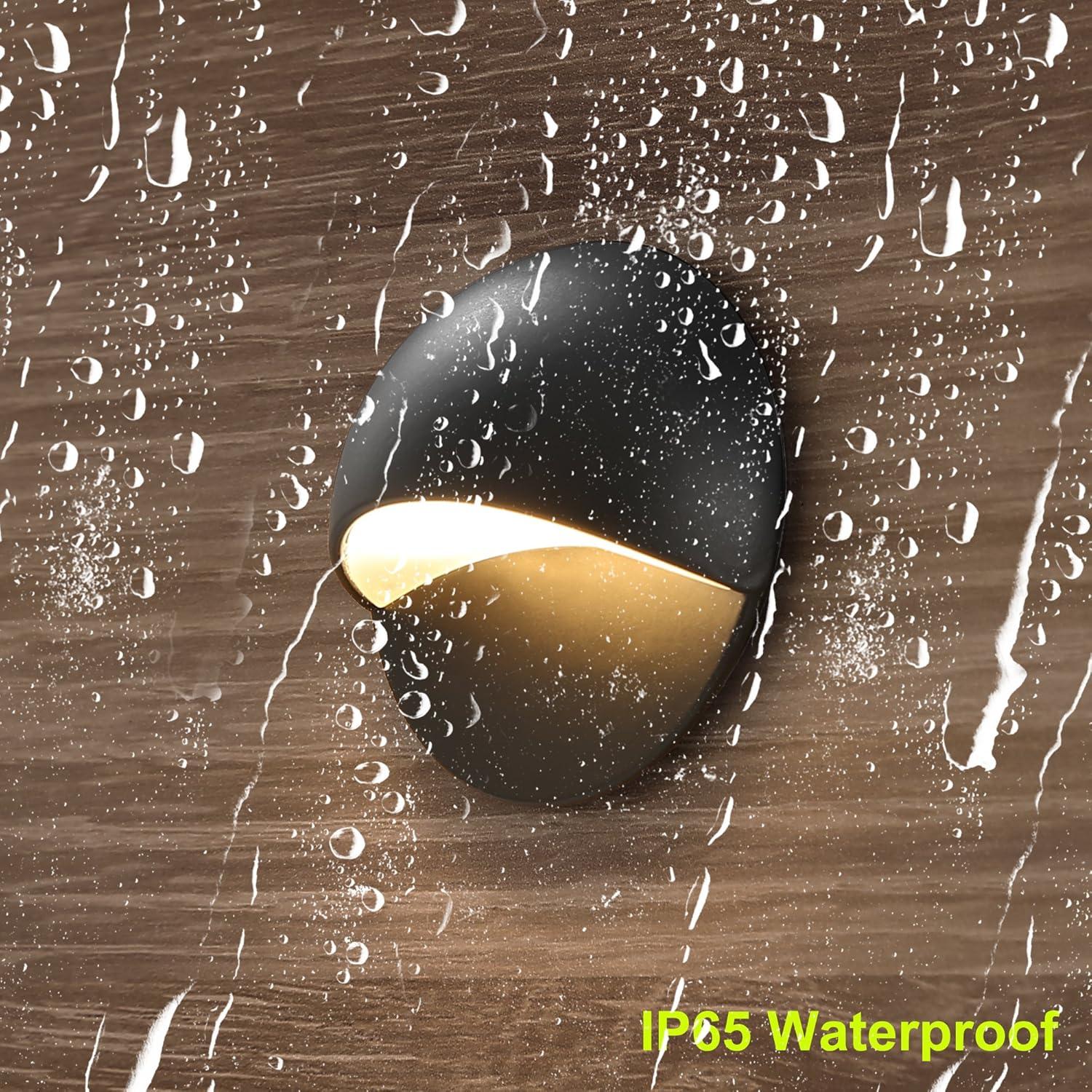 FVTLED Kit de 6 Luces LED Impermeables para Escalones 12V