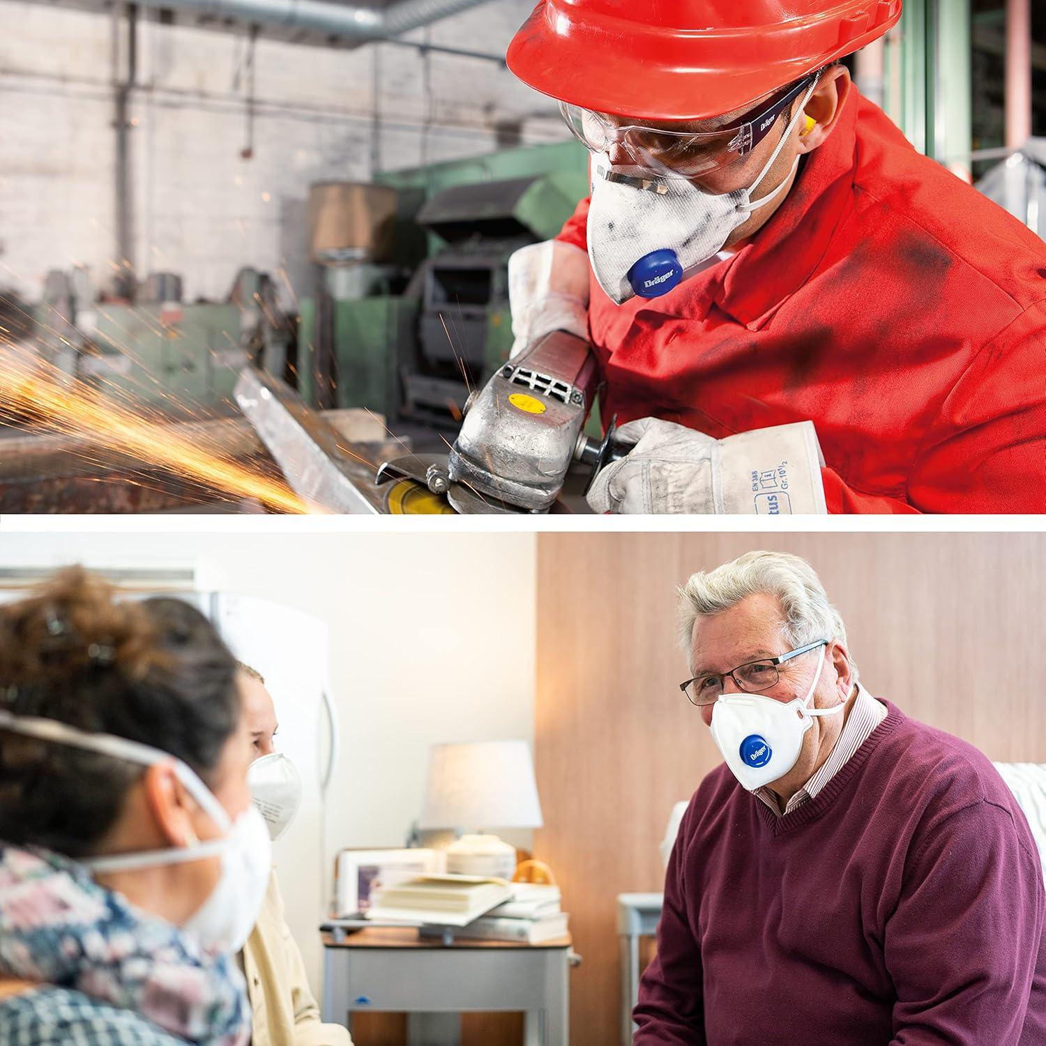 Máscara desechable Dräger X-plore 1750 V | Paquete 15 unidades