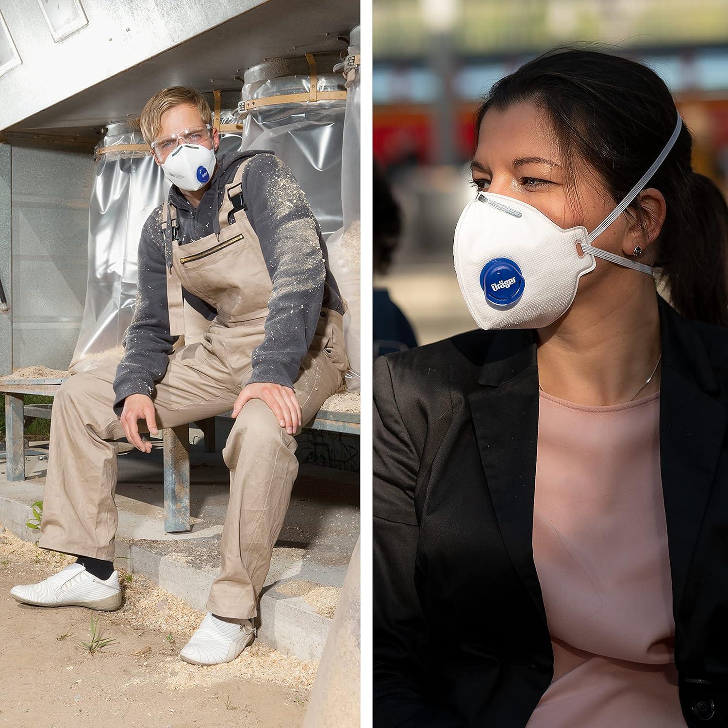 Máscara desechable Dräger X-plore 1750 V | Paquete 15 unidades