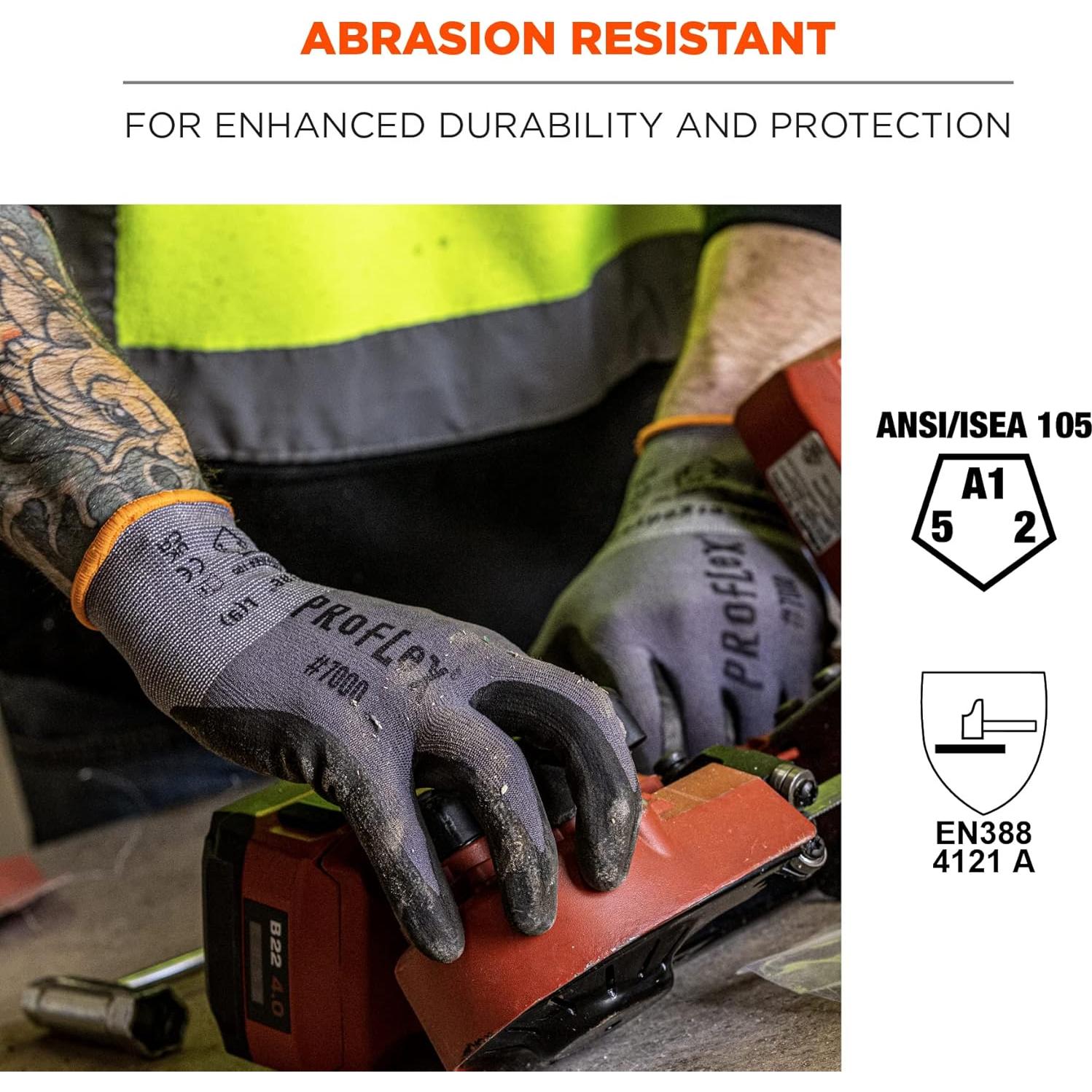 Guantes de Trabajo Ergodyne ProFlex 7000 Nitrilo Mediano