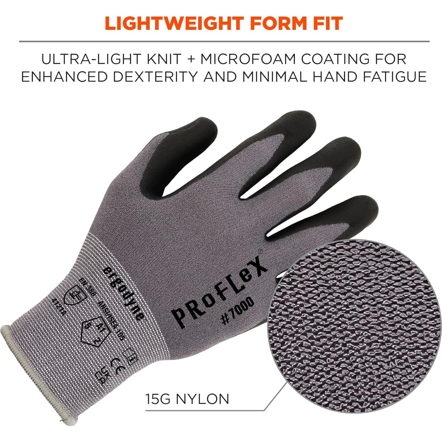 Guantes de Trabajo Ergodyne ProFlex 7000 Nitrilo Mediano