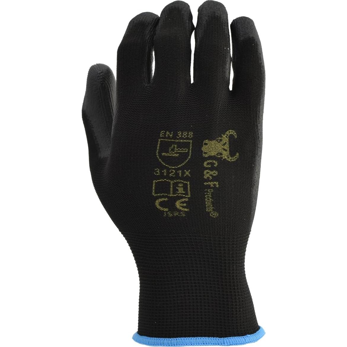 Guantes de Trabajo G & F XL, Transpirables, 12 Pares