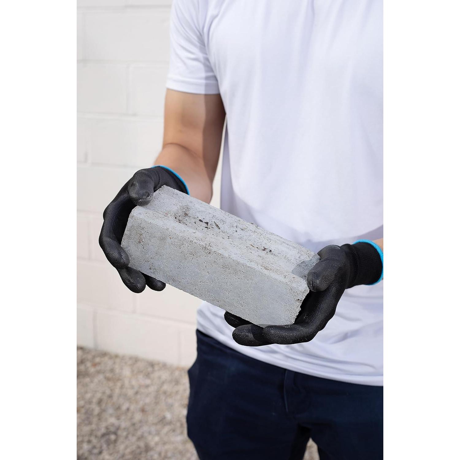 Guantes de Trabajo G & F XL, Transpirables, 12 Pares