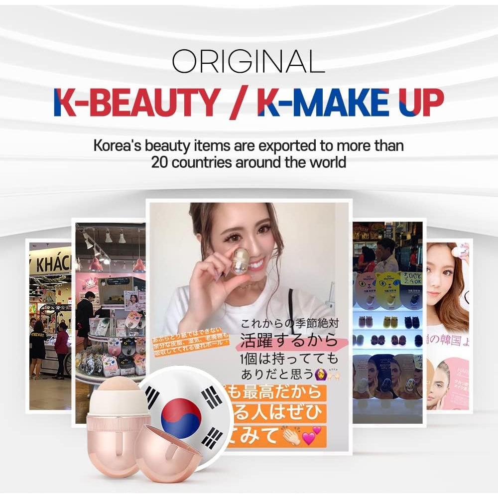 Rodillo Facial Absorbente de Aceite Volcánico ONPPLE Negro