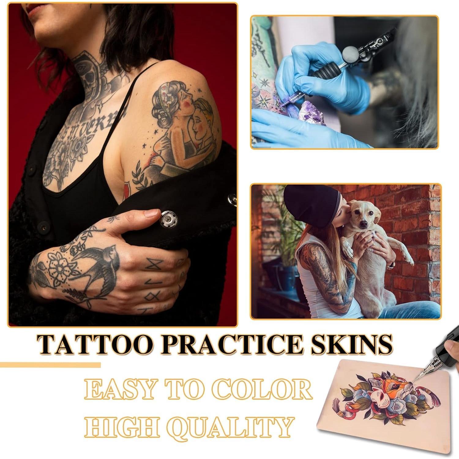 Kit de Pieles de Práctica de Tatuaje Jconly - 15 Piezas