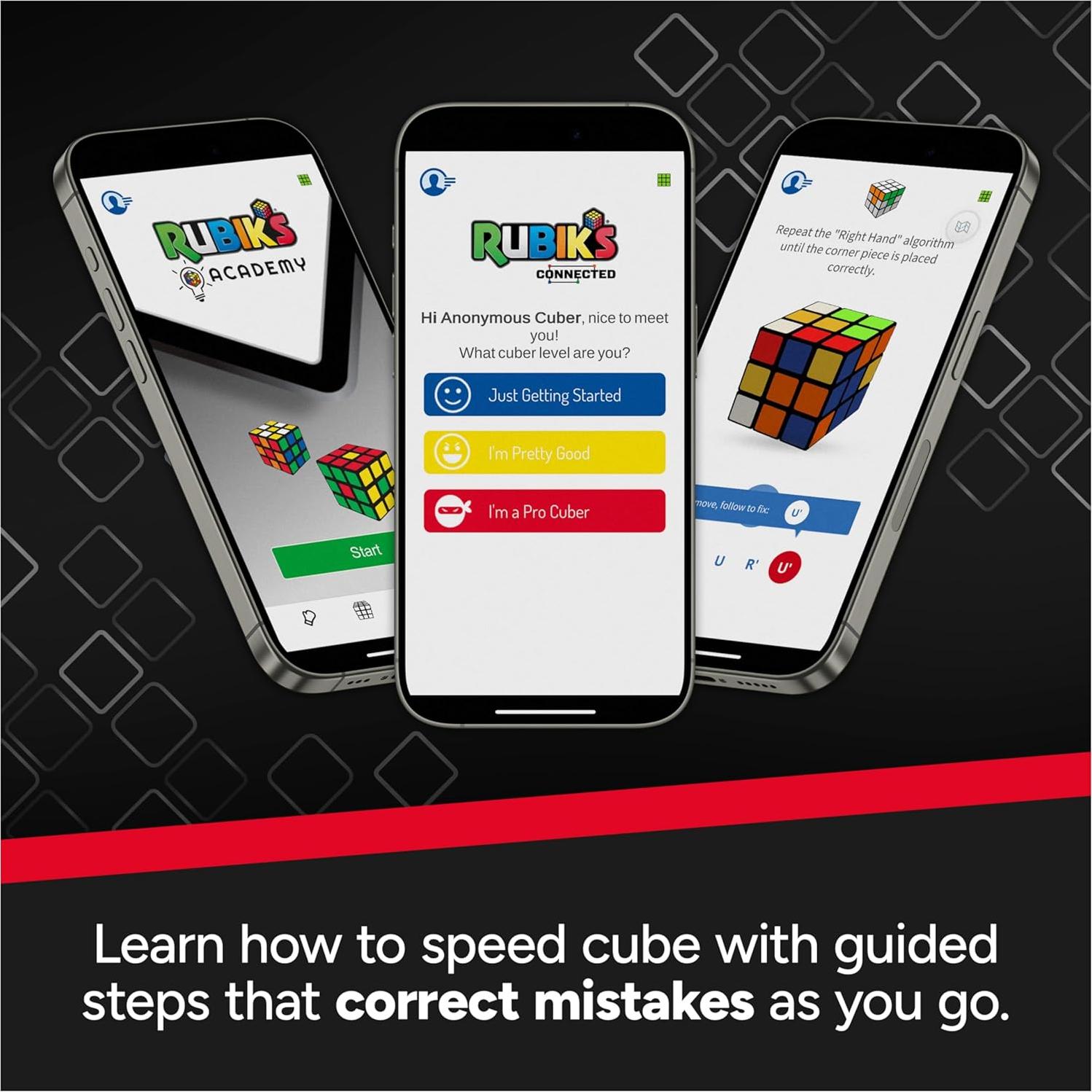 Cubo Rubik's ConnectedX 3x3 Bluetooth para Aprender