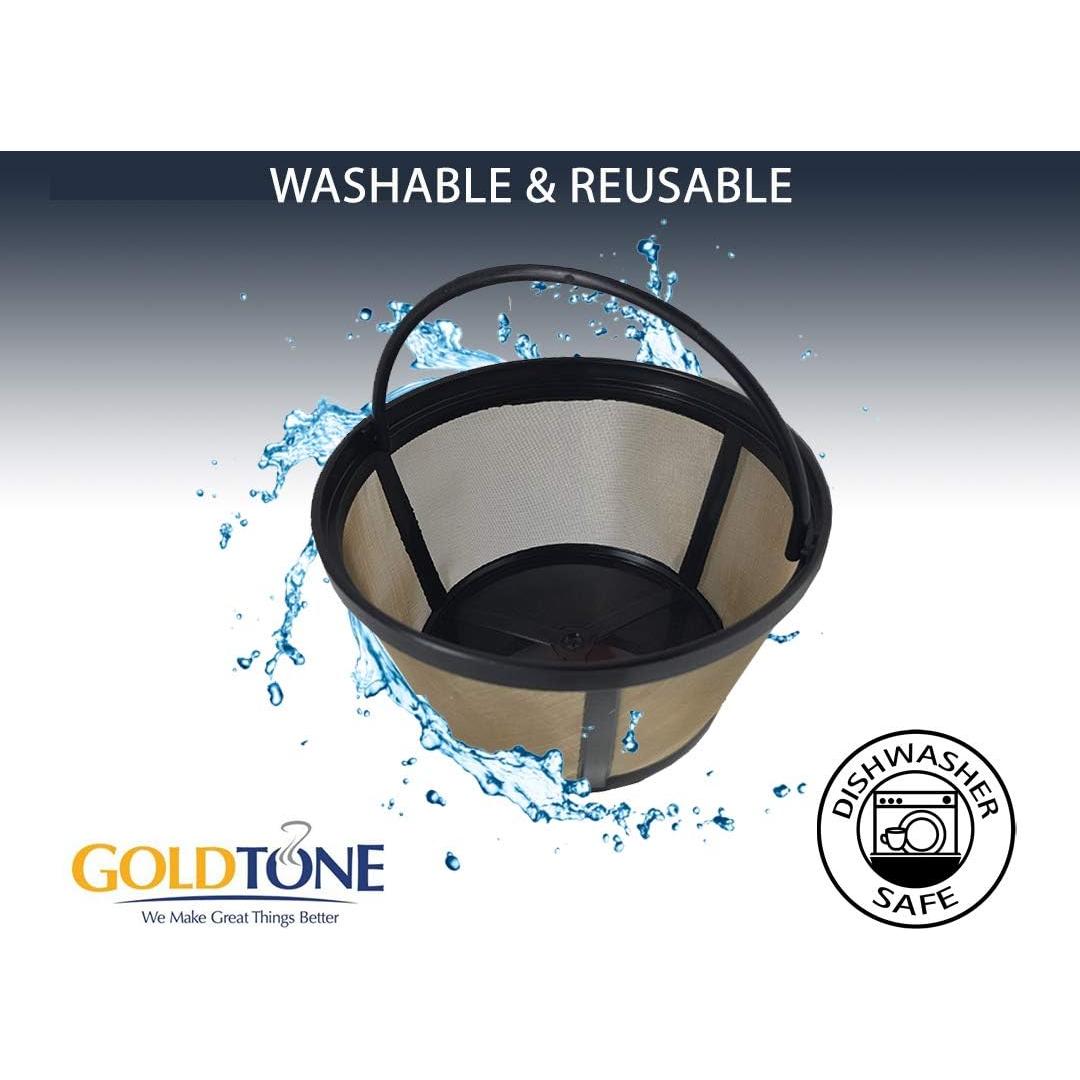 Filtro de Cesta Reutilizable GoldTone para Cafeteras 2 Piezas