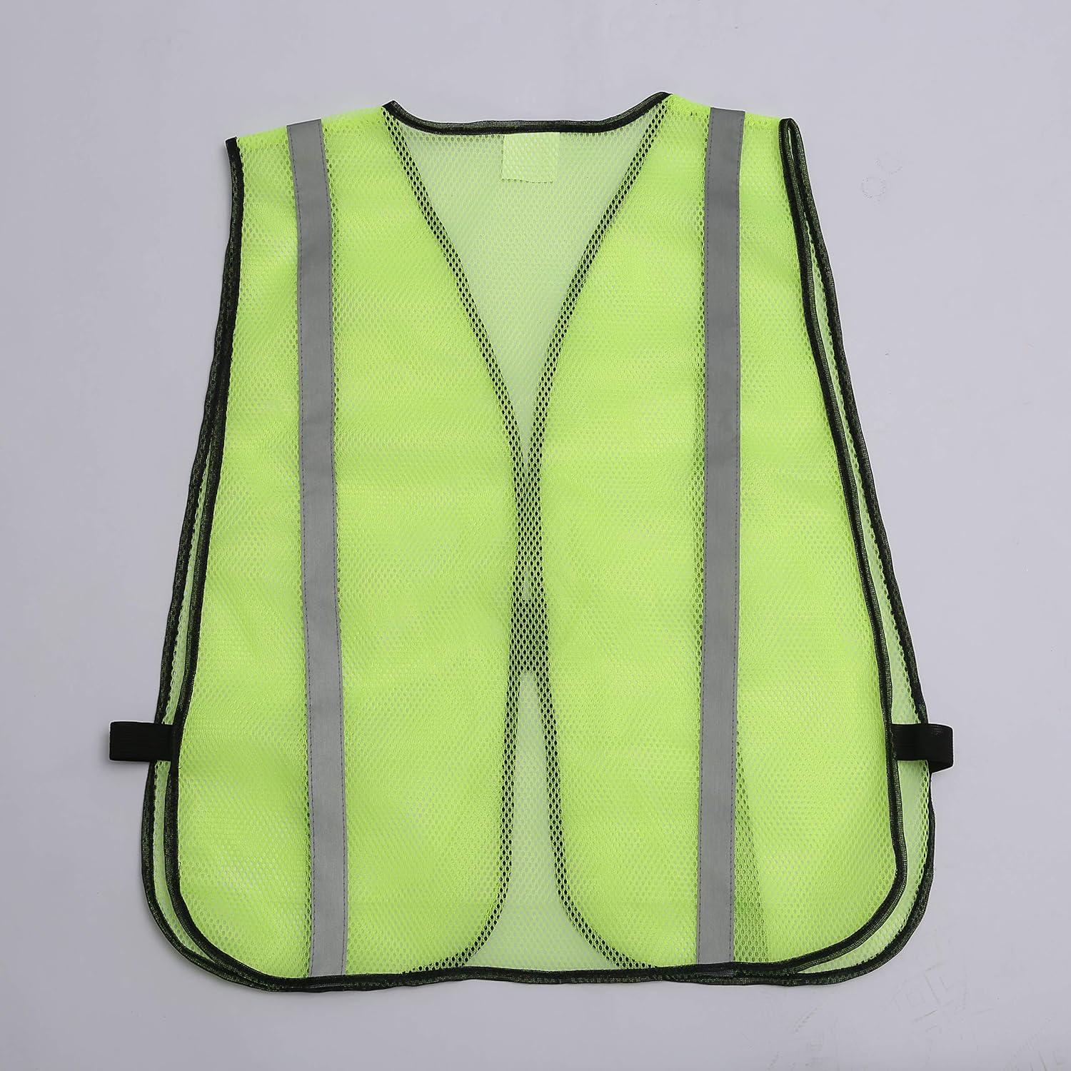 Chaleco de Seguridad ZOJO Alta Visibilidad Ajustable 10 Piezas