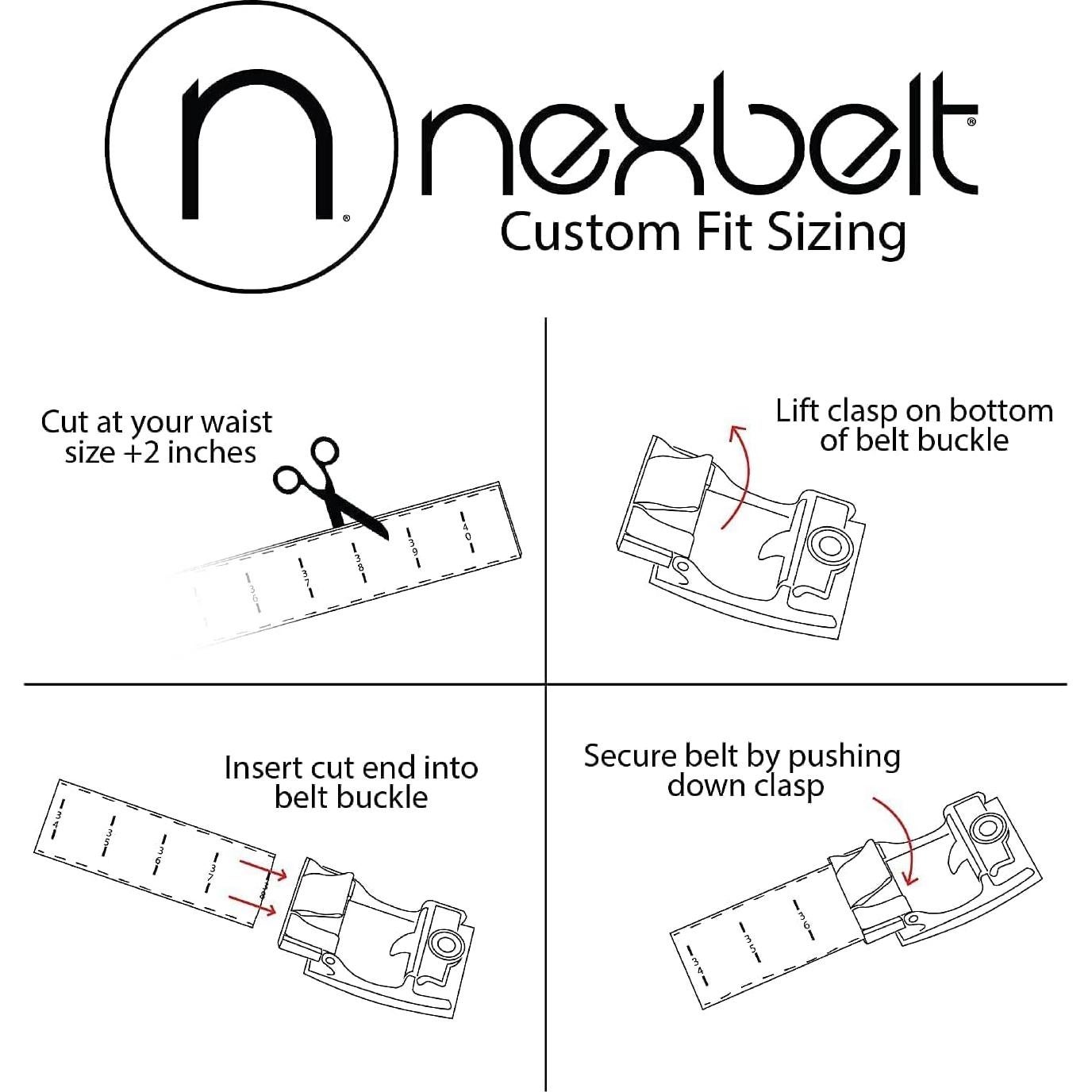 Cinturón Táctico Nexbelt Ratchet EDC Titan - Nylon Negro