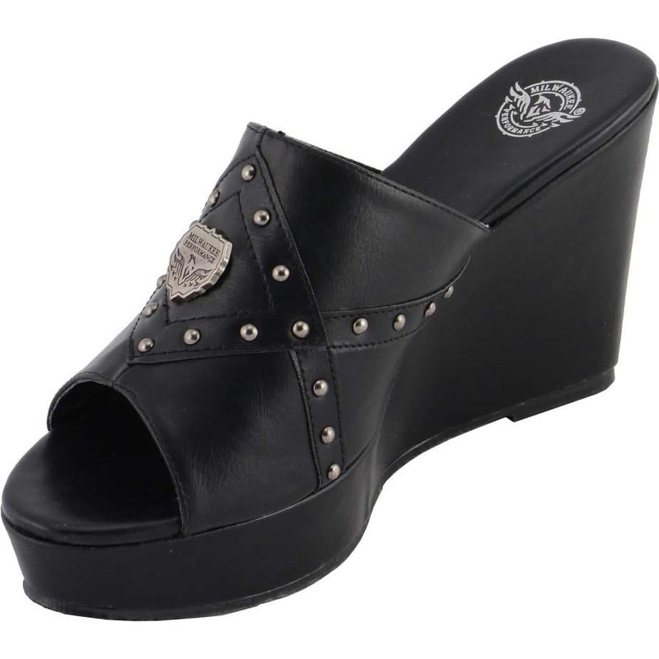 Calzado Casual Abierto para Mujeres Milwaukee - Cuñas y Botas