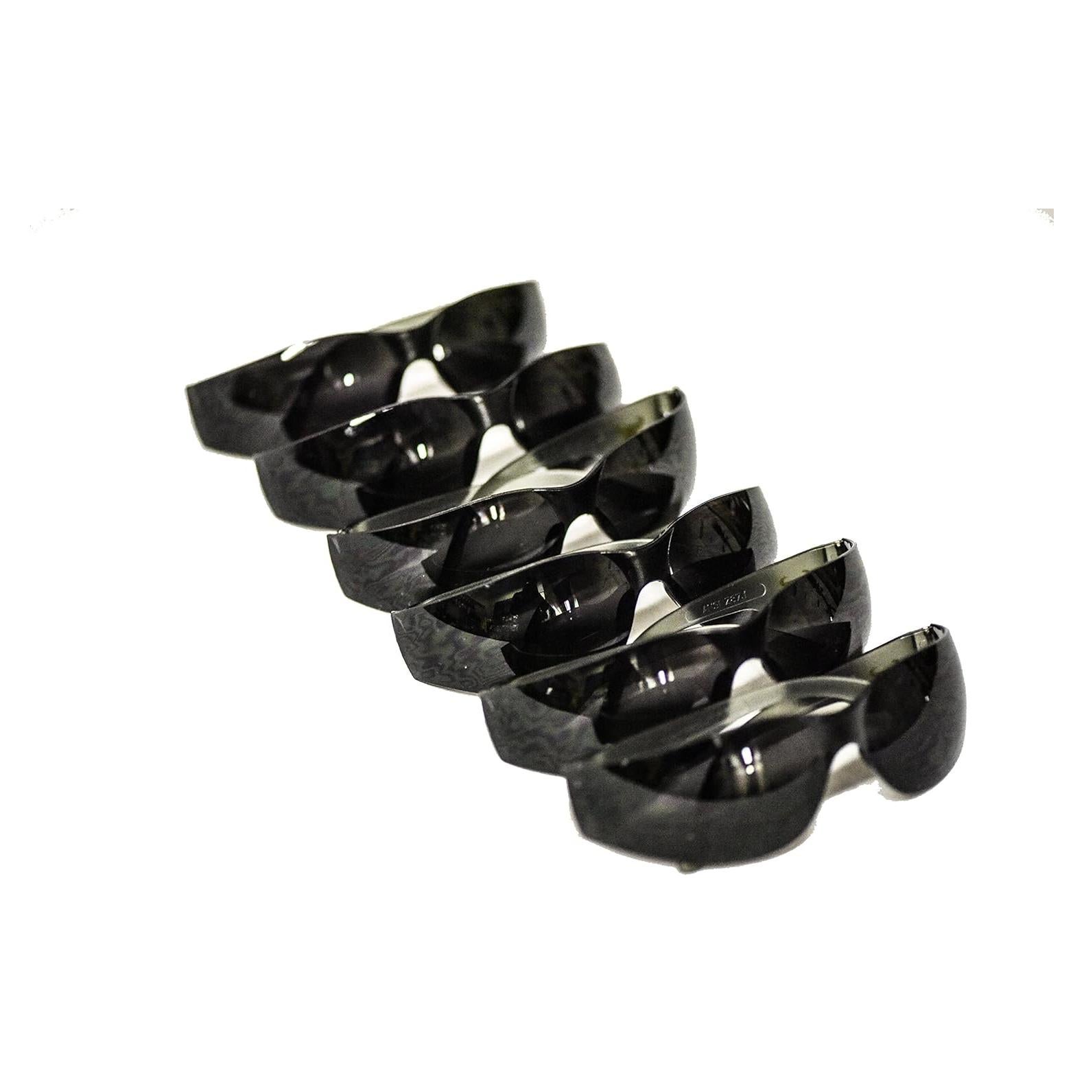 Gafas de Seguridad EyePRO 12 Piezas, Lentes Claros y Ahumados