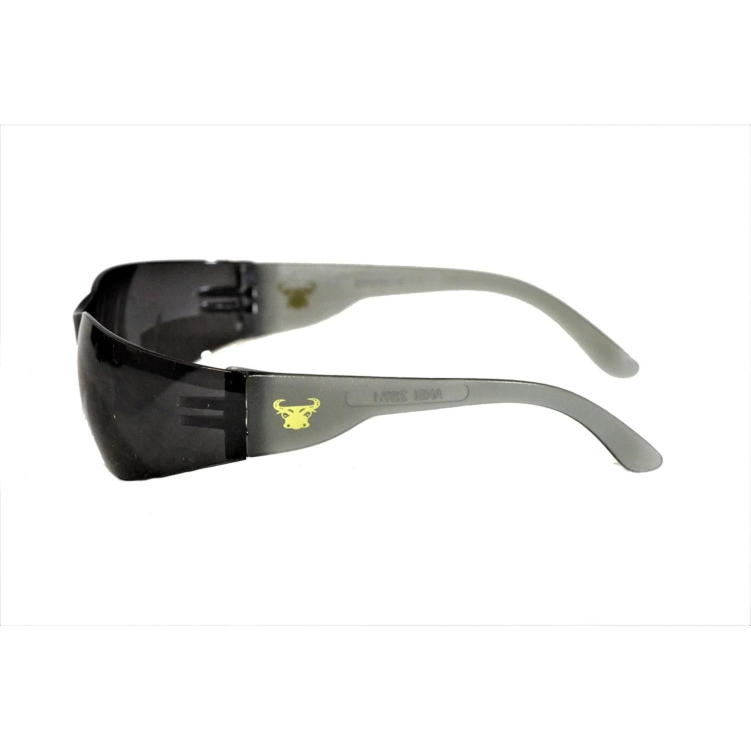 Gafas de Seguridad EyePRO 12 Piezas, Lentes Claros y Ahumados